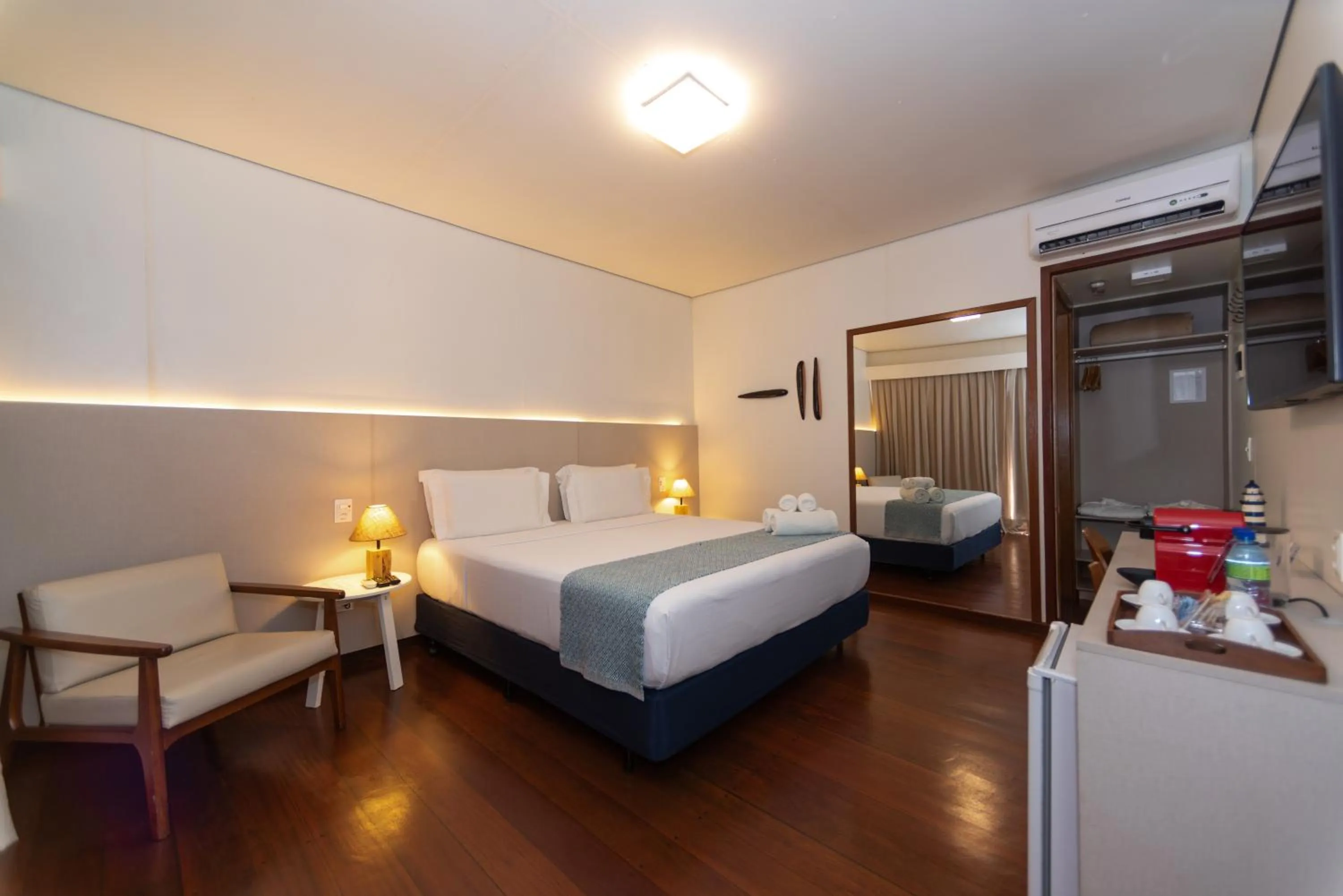 Bed in Pousada Lua Bela