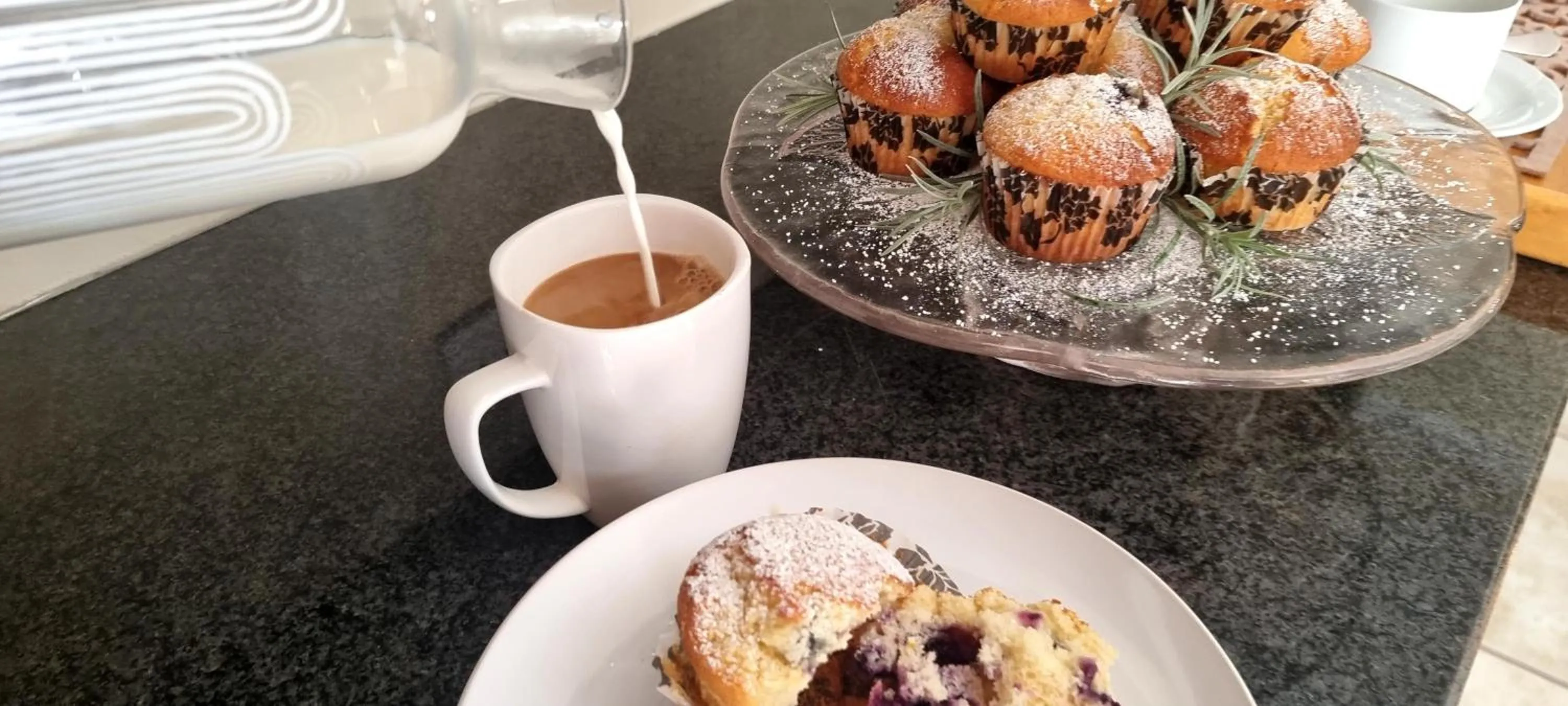 Breakfast in La Barune Guest House