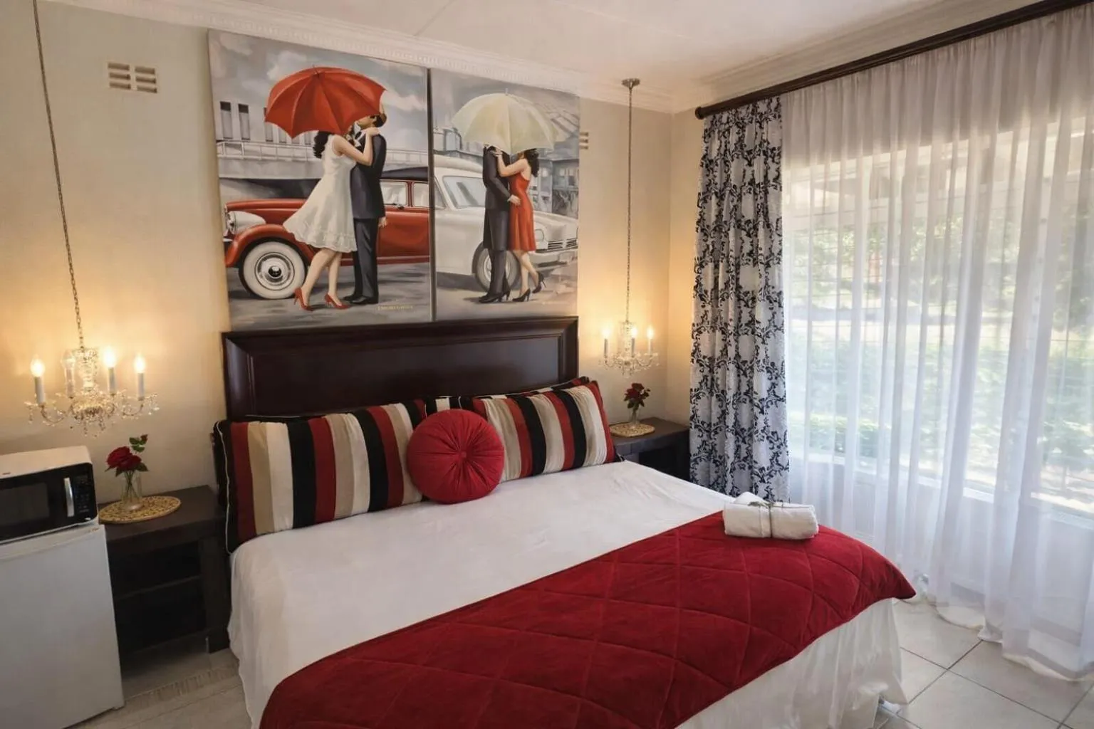 Bed in La Barune Guest House