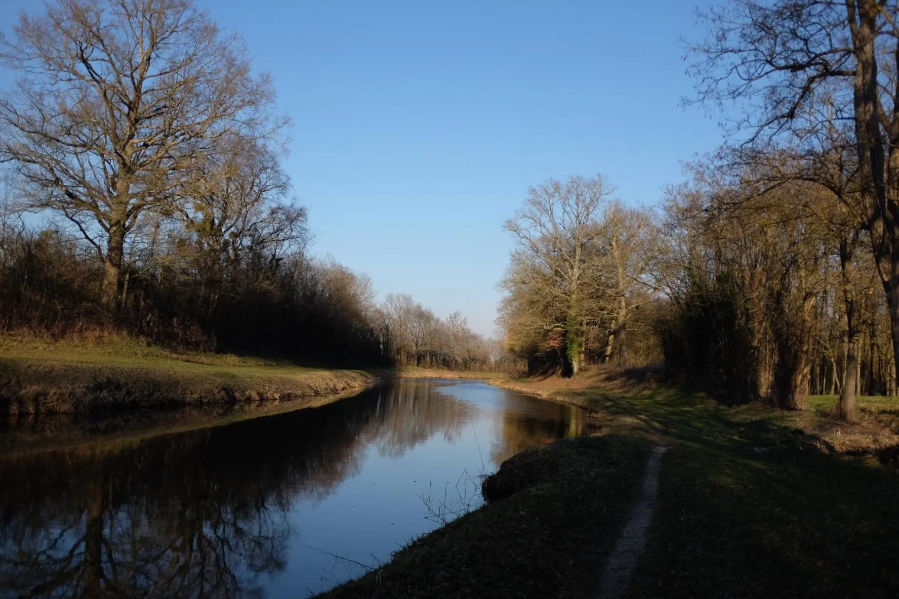 Natural landscape in Le clos du Ru