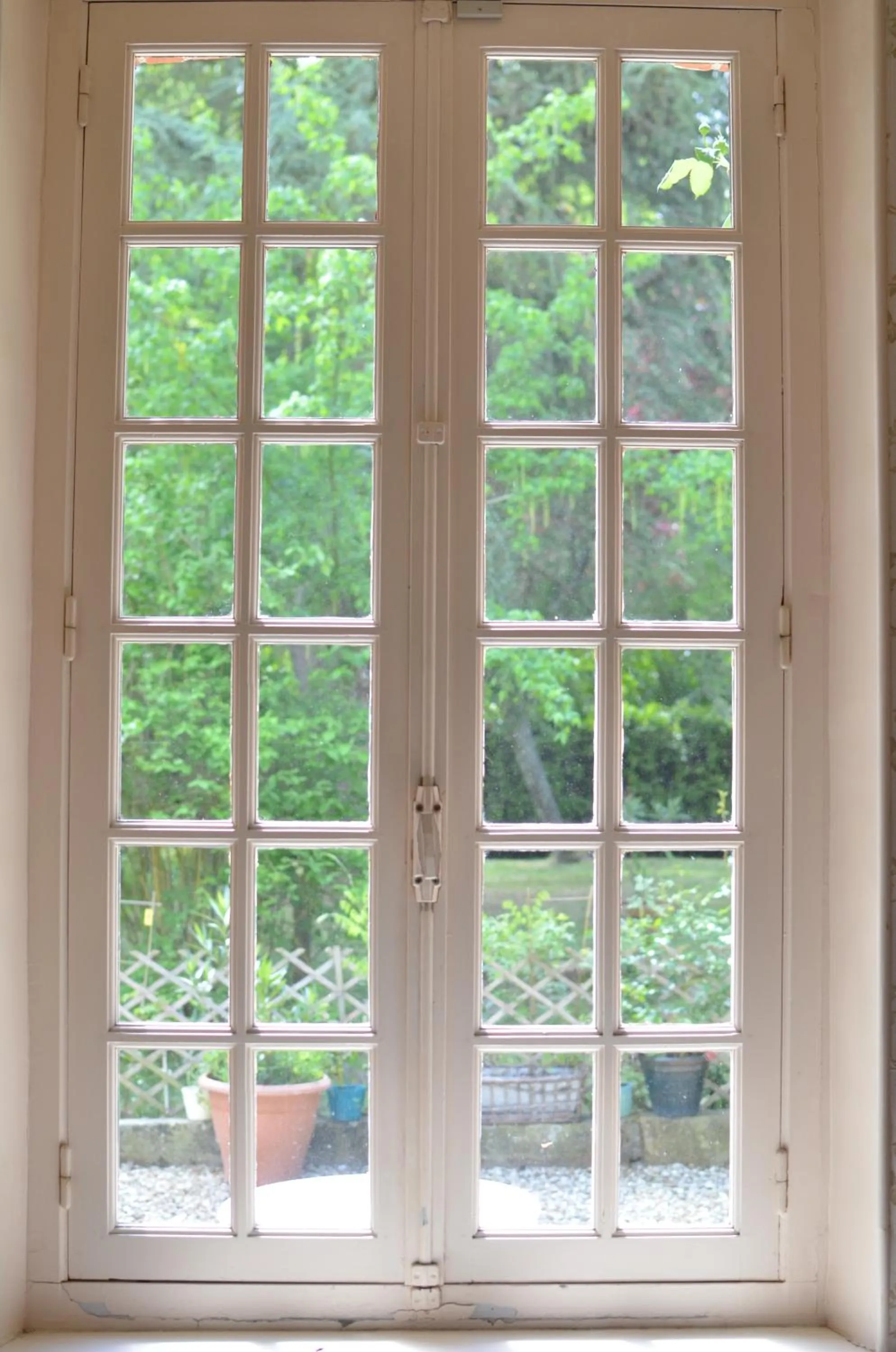 Garden view in Le clos du Ru