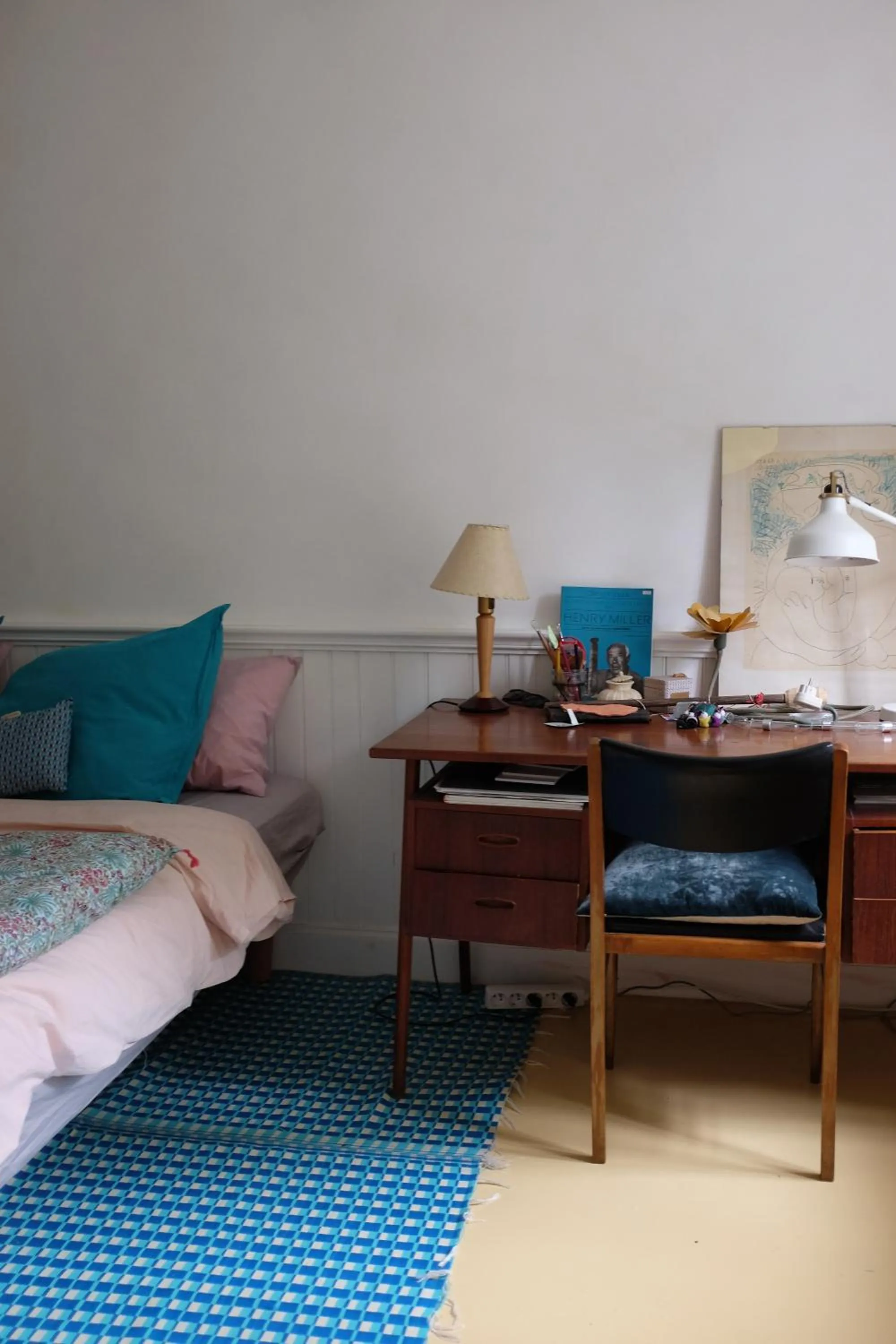 Seating area, Bed in Le clos du Ru