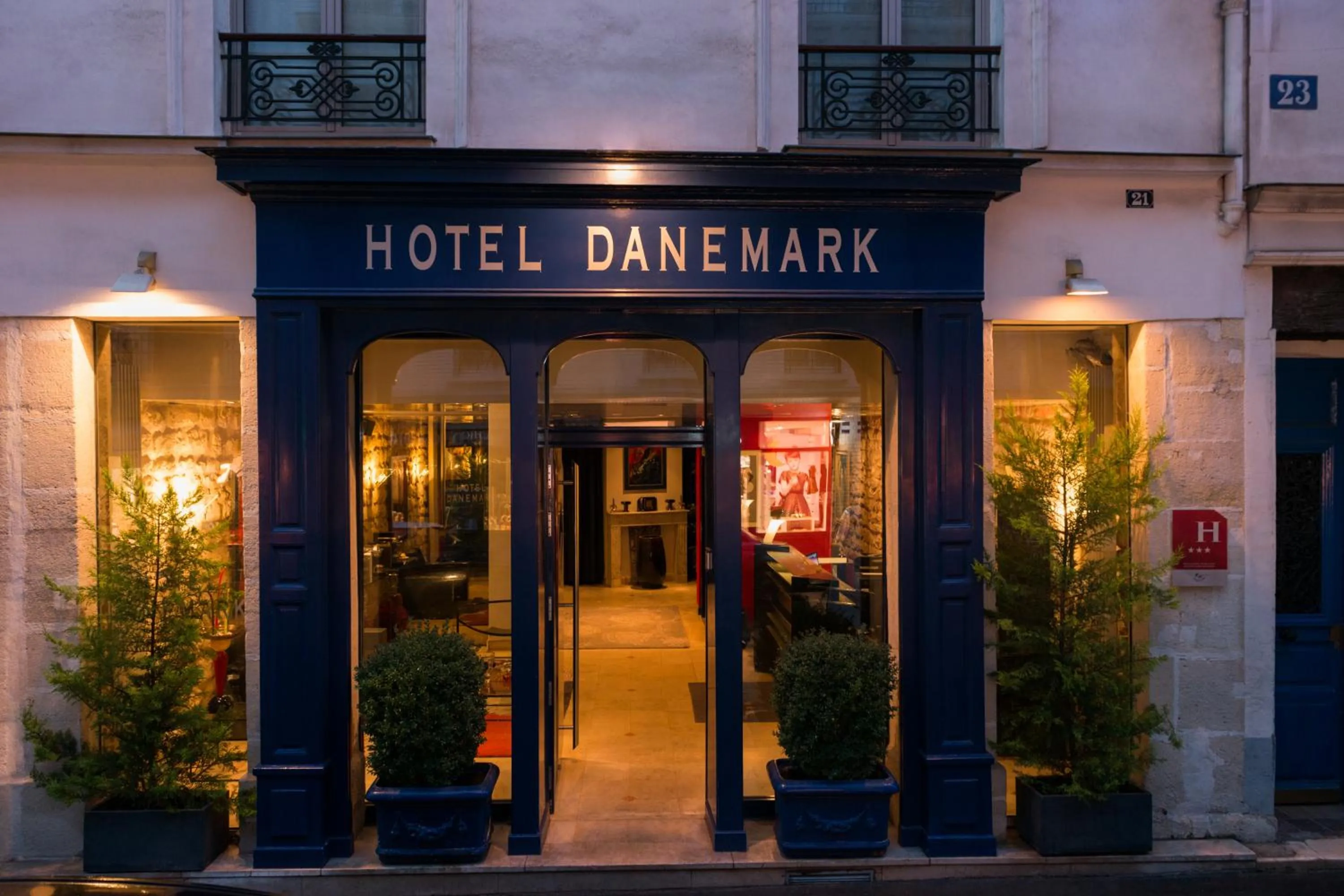Facade/entrance in Hotel Danemark