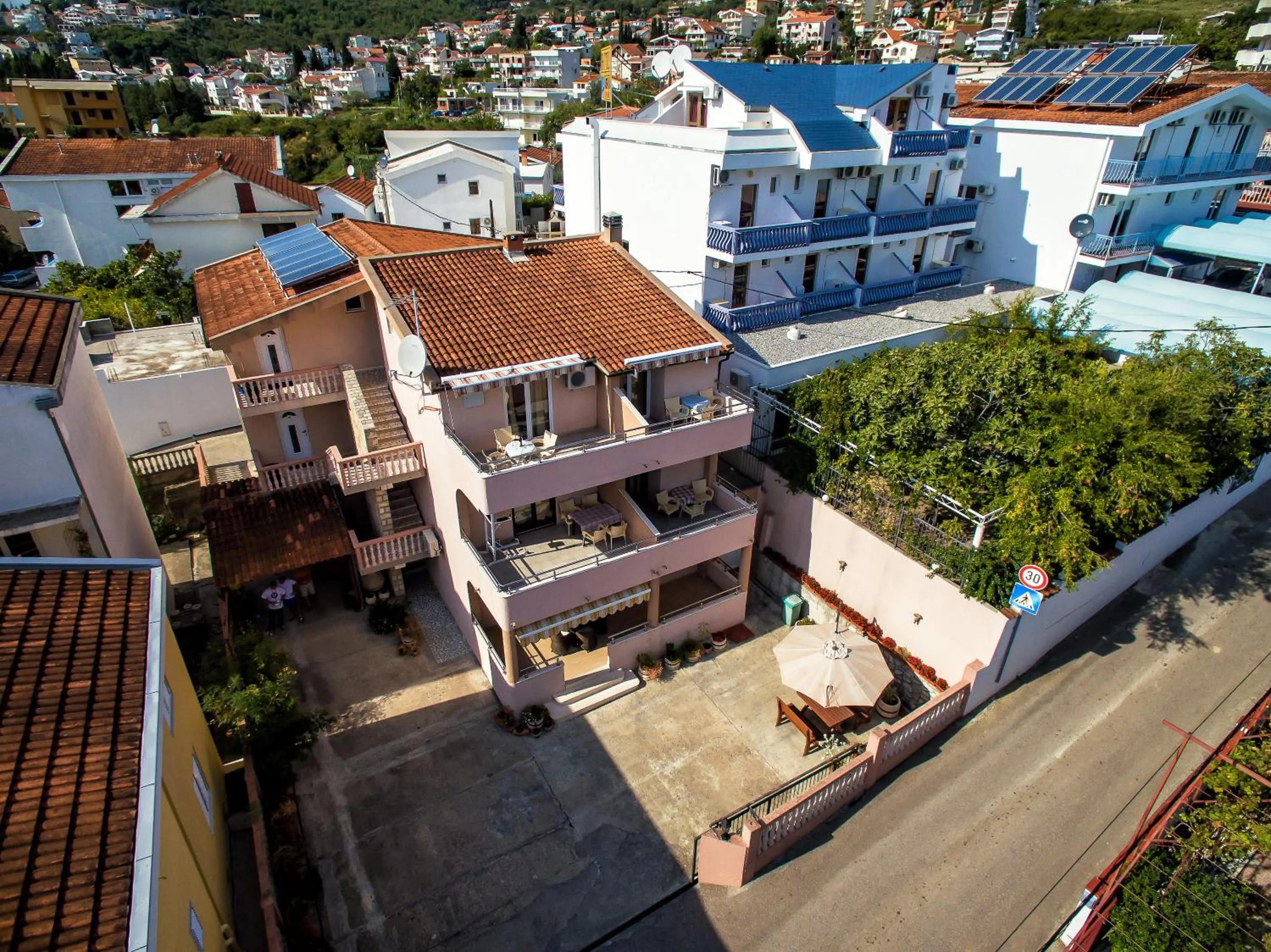 Bird's eye view in Villa Glavanovic