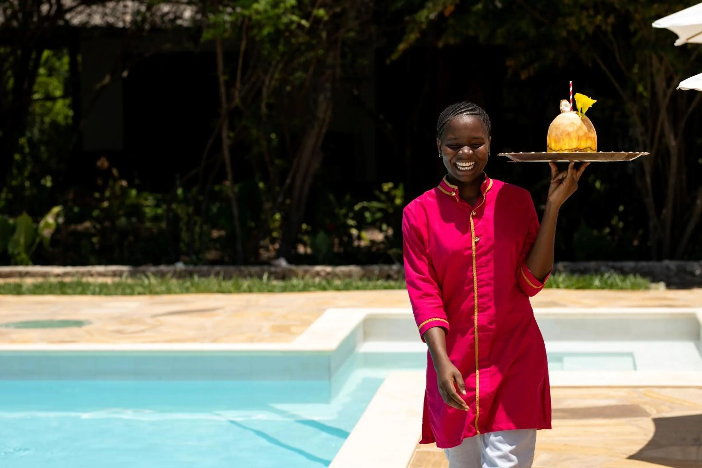 Swimming pool in Tikitam Palms Boutique Hotel