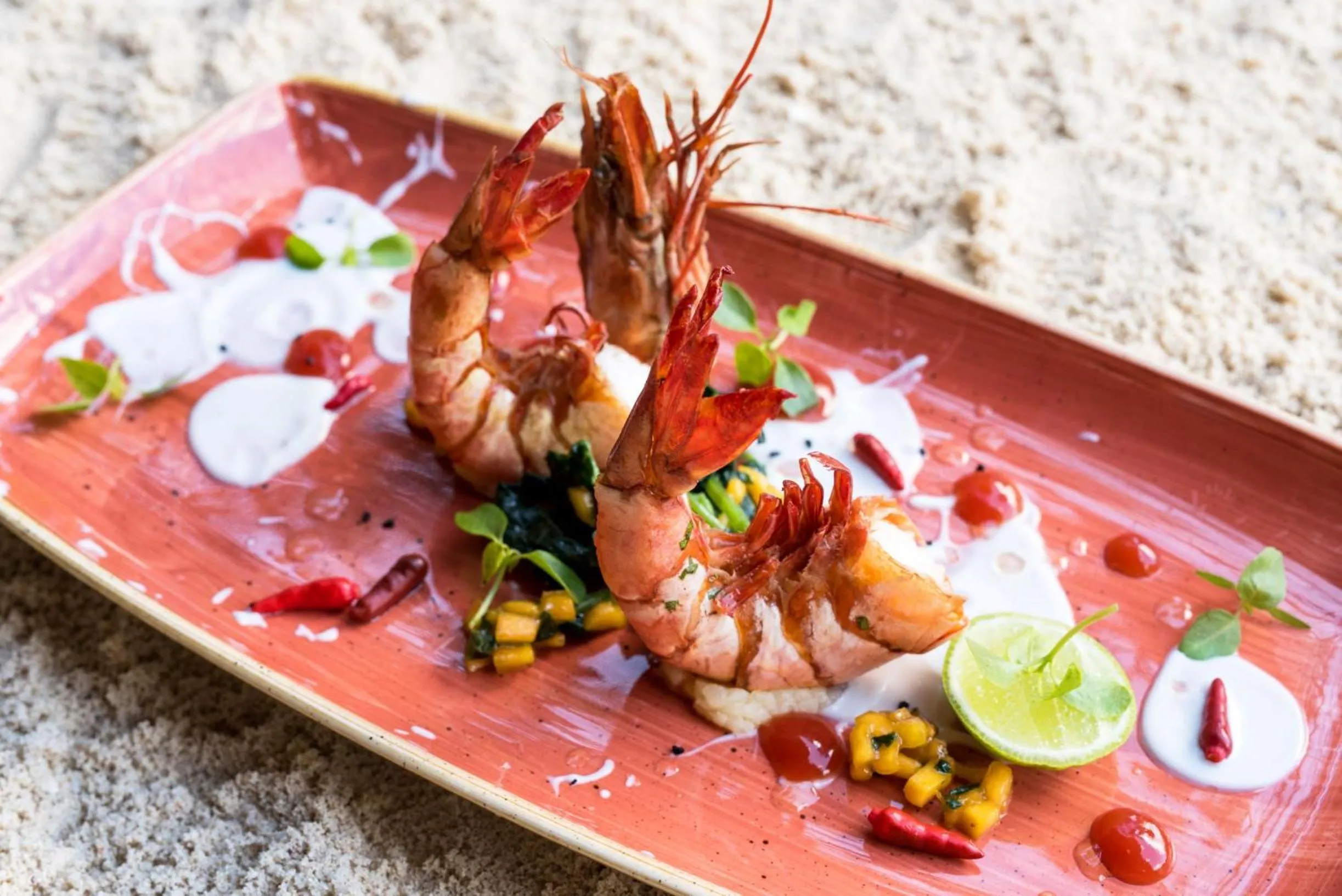 Food close-up in Tikitam Palms Boutique Hotel