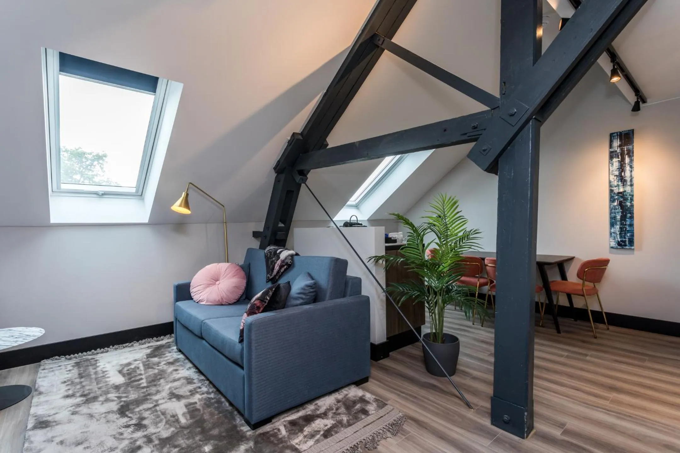 Living room in MERICI Hotel Sittard