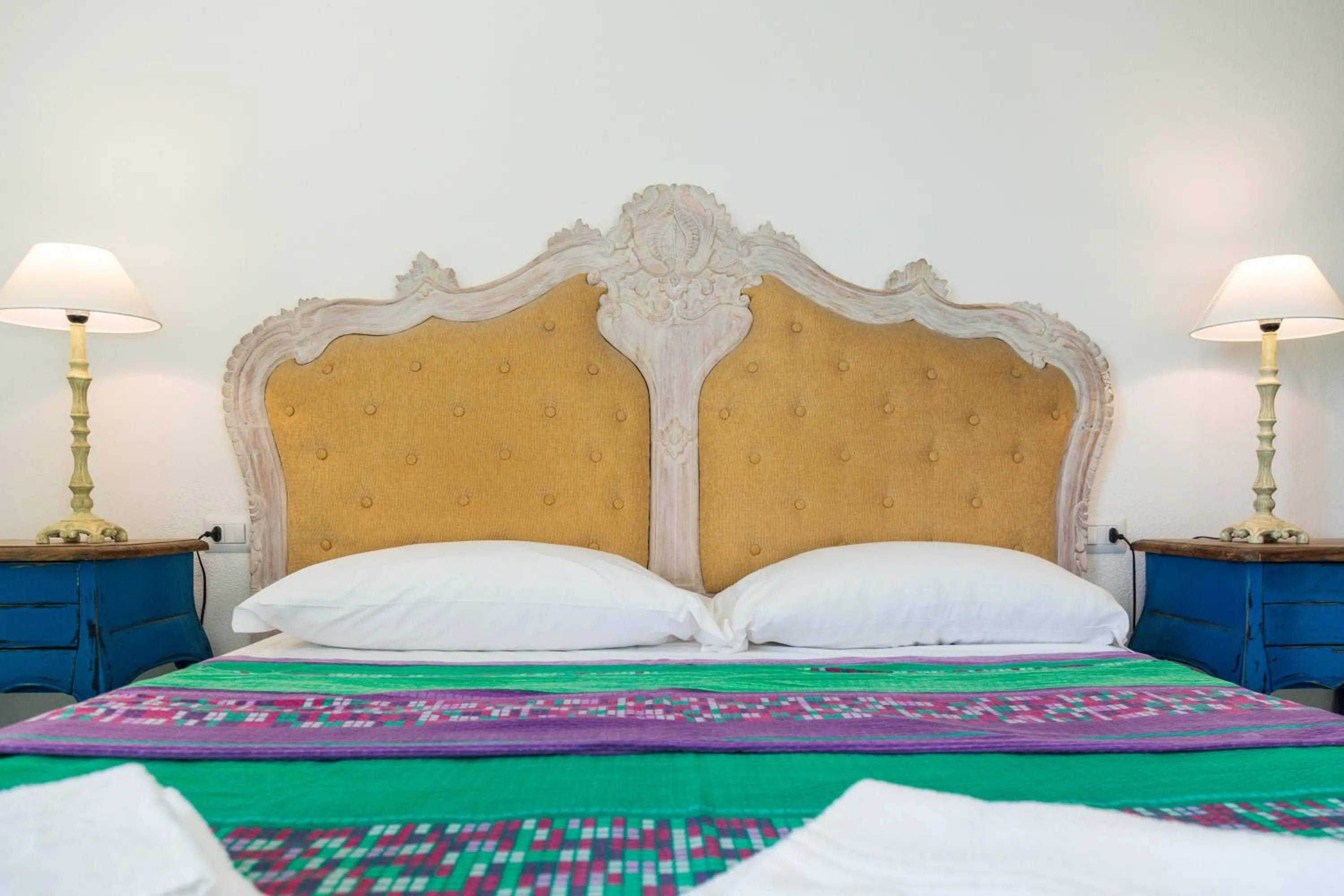Bed in Helios Hotel