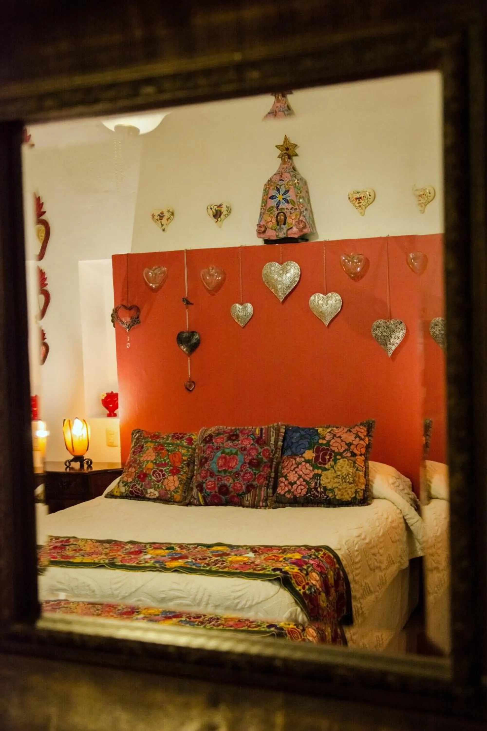 Decorative detail, Bed in La Casona de Tete
