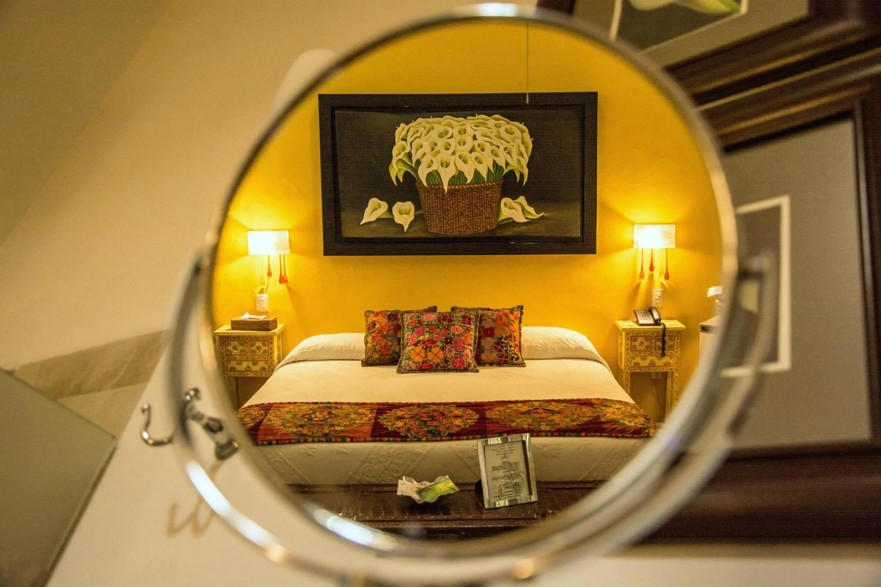 Decorative detail, Bed in La Casona de Tete