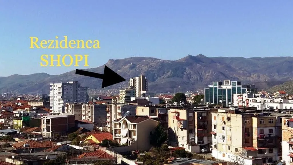 City view in Rezidenca SHOPI Apartments