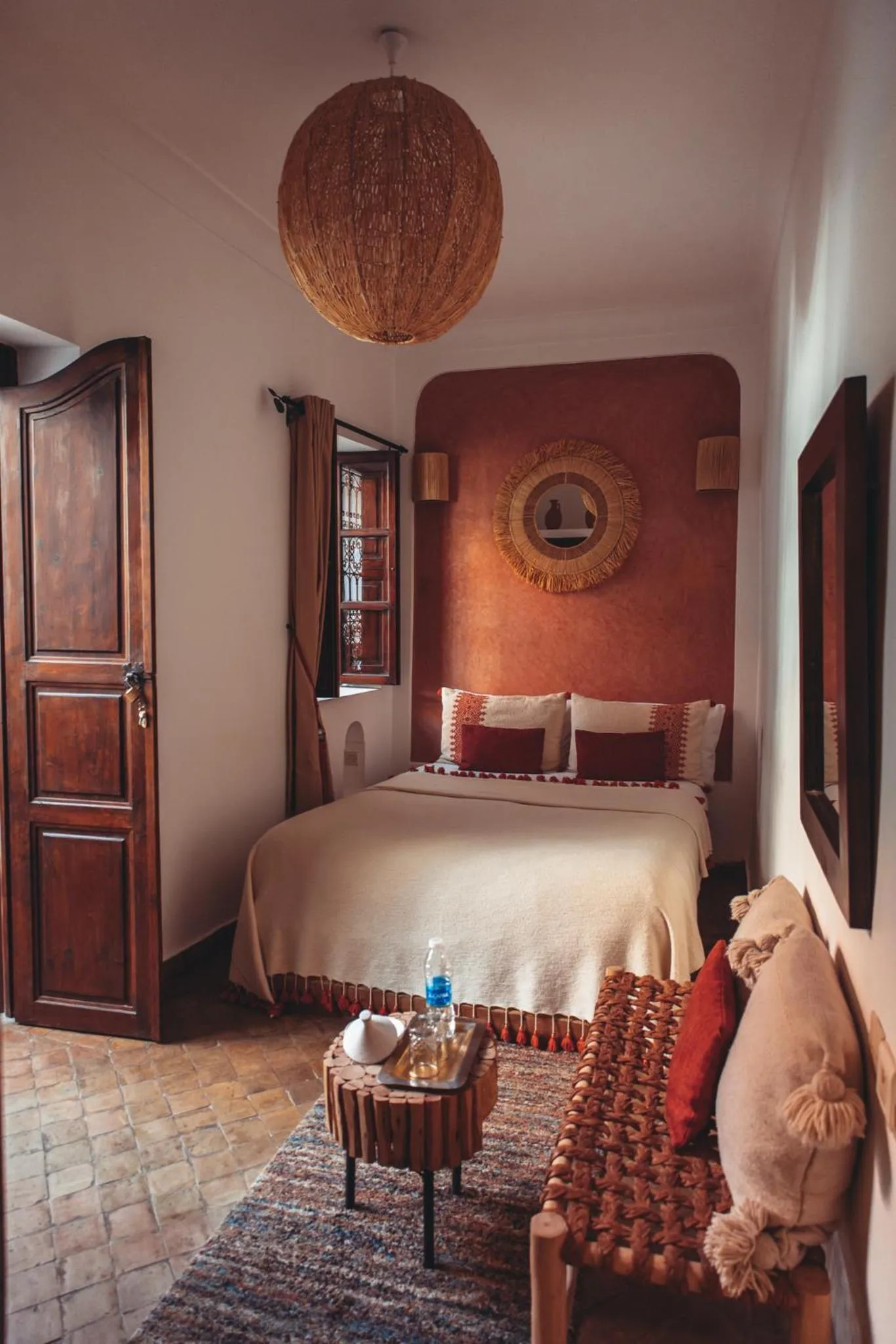Decorative detail, Bed in Riad Dar Elma And Spa