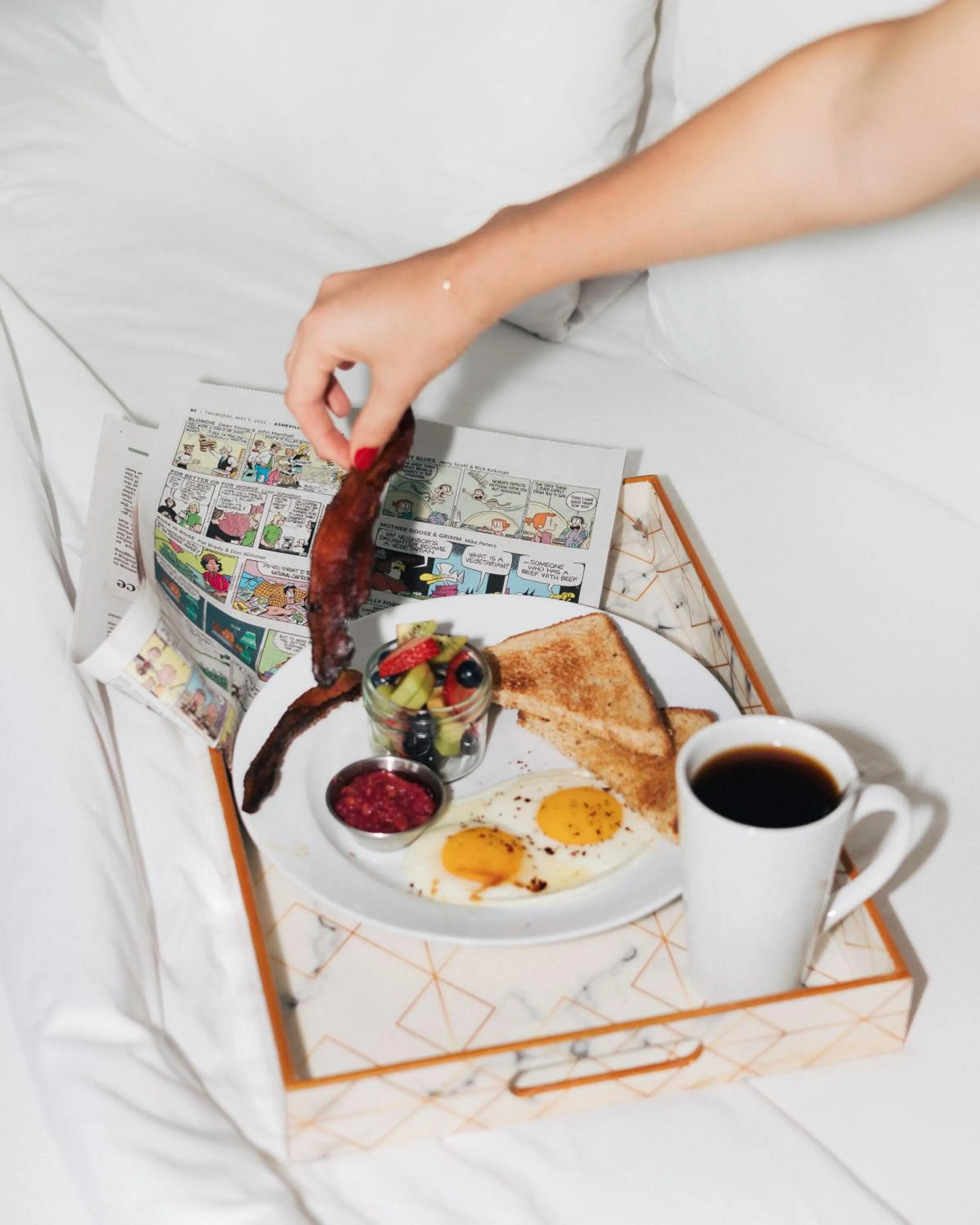 Food and drinks in Princess Anne Boutique Hotel