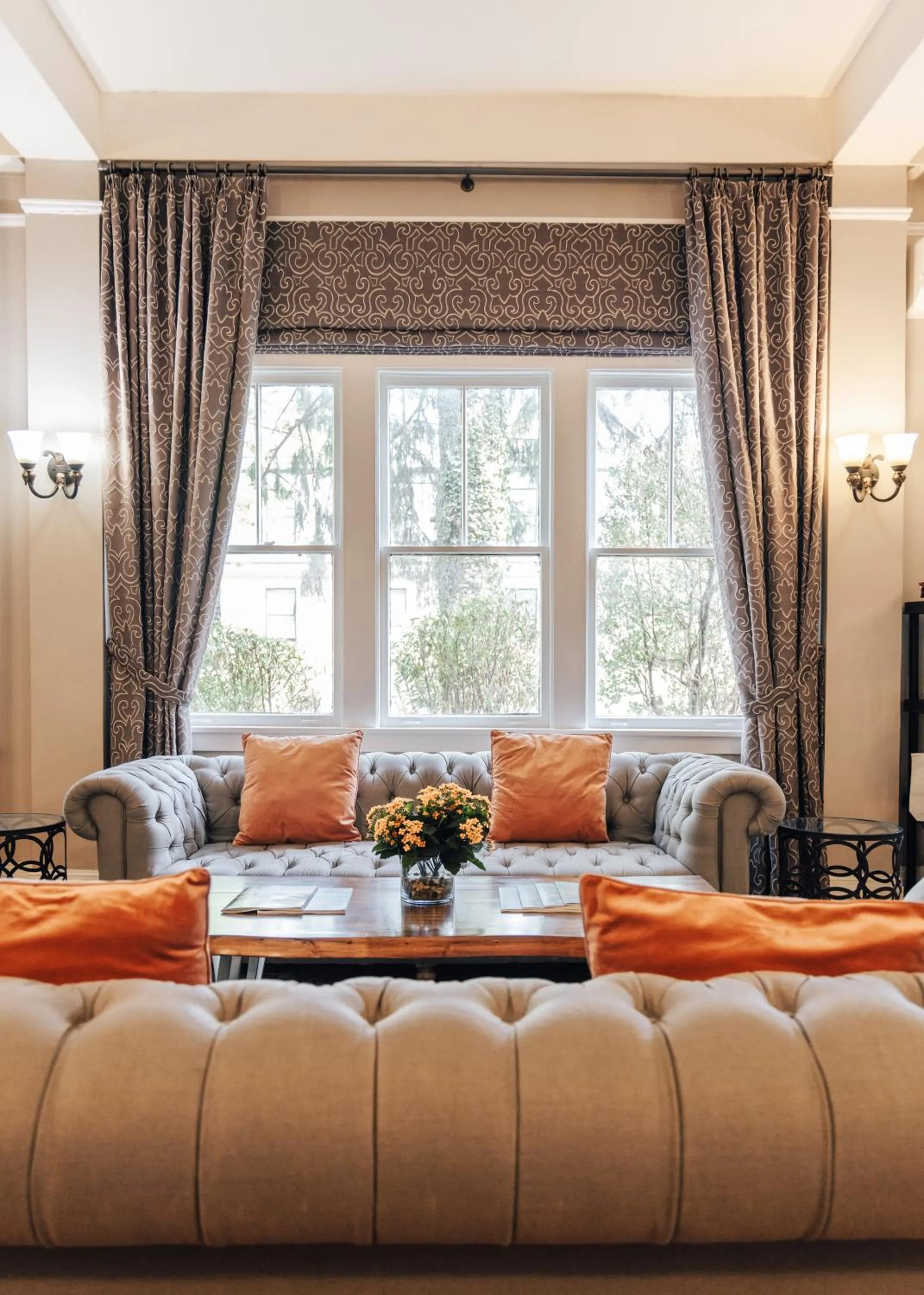 Living room in Princess Anne Boutique Hotel