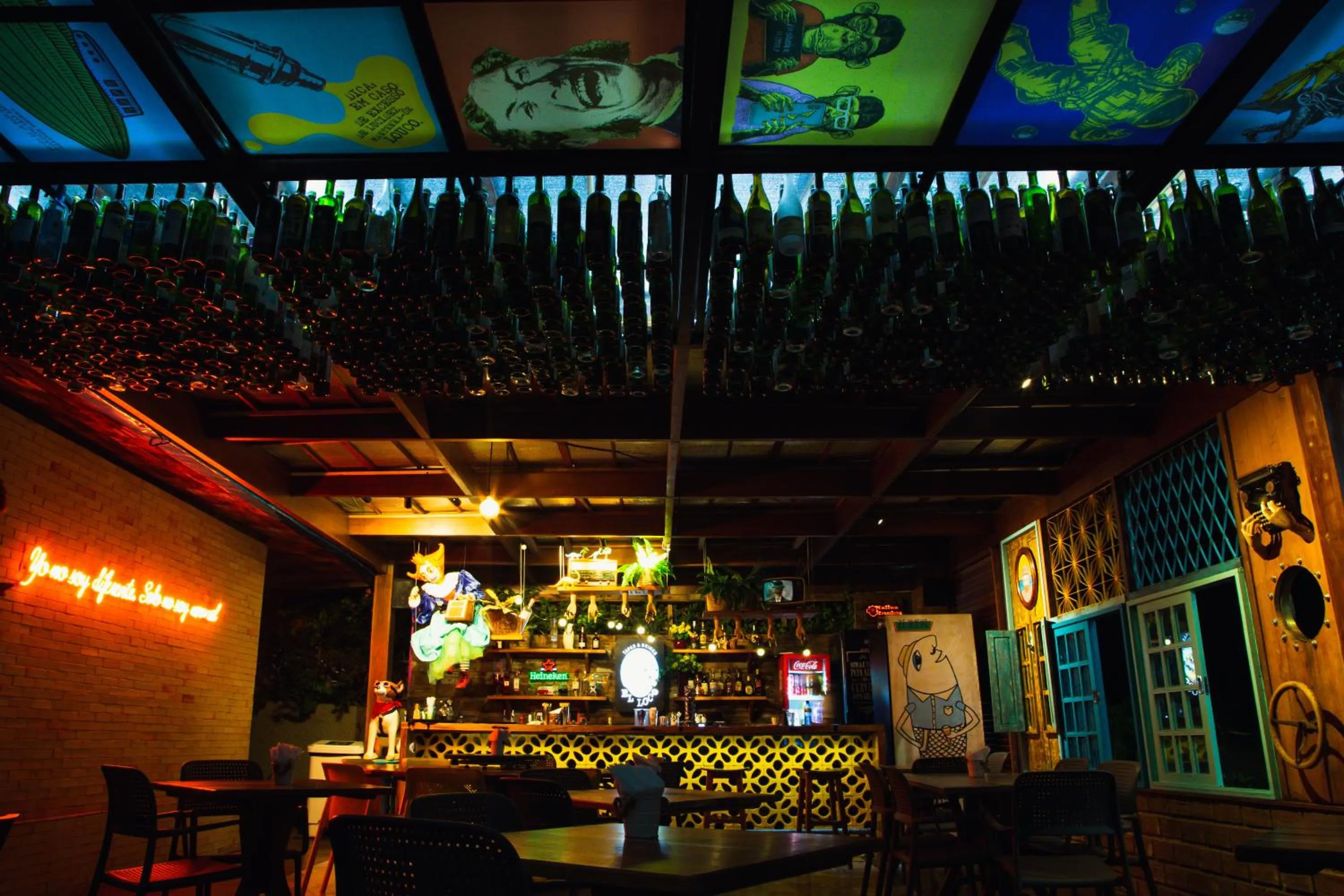 Lounge or bar in Ecocharme Pousada do Marcilio