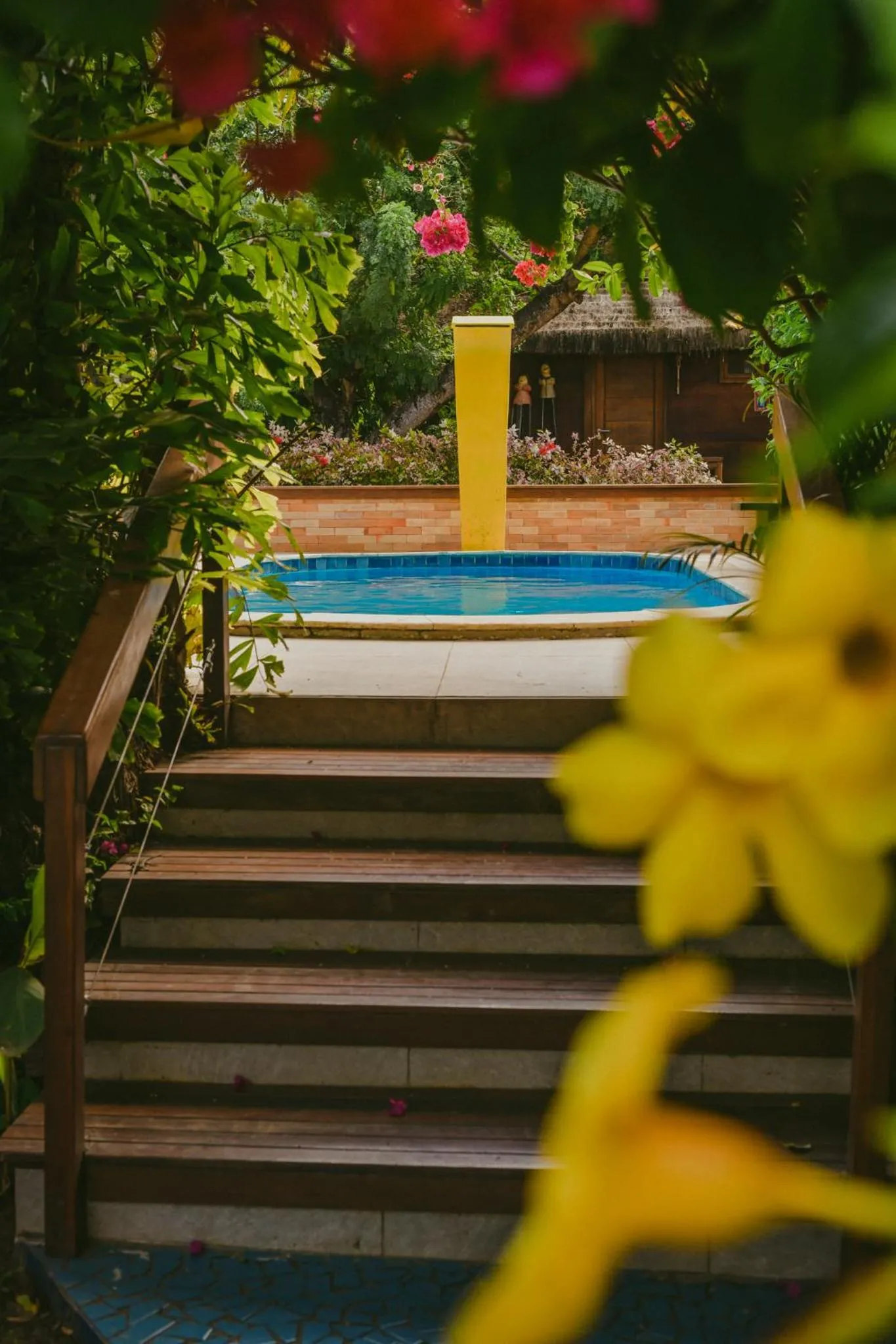 Swimming pool in Ecocharme Pousada do Marcilio