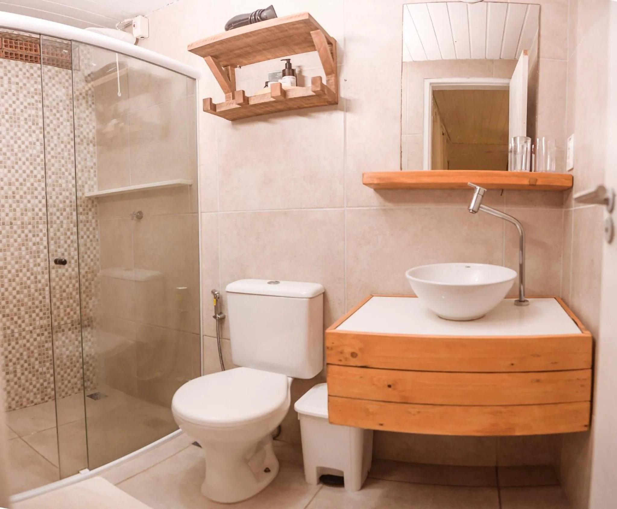 Shower in Ecocharme Pousada do Marcilio