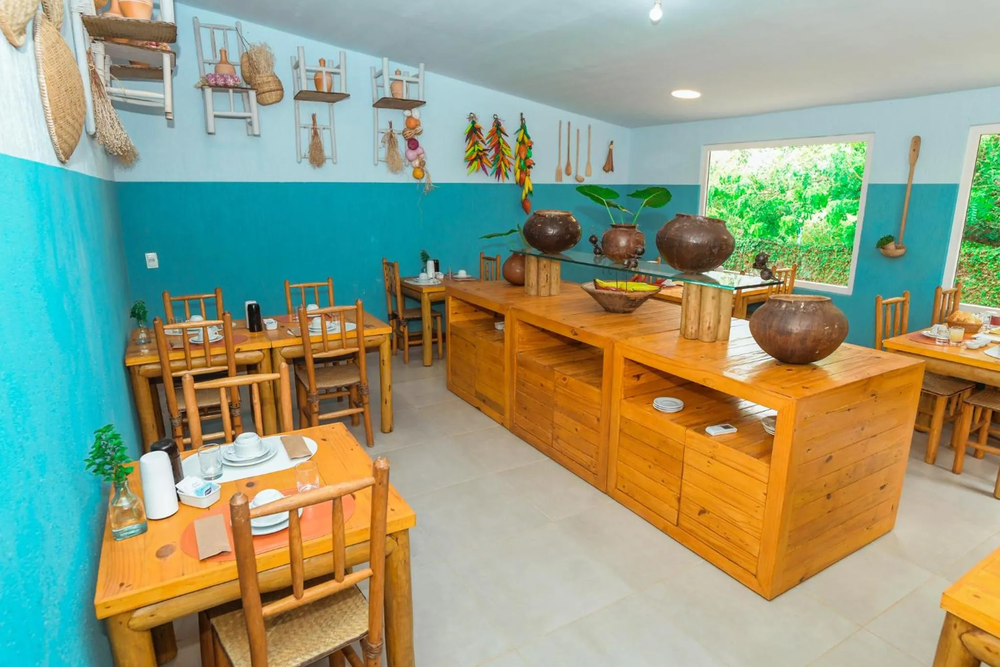 Decorative detail in Ecocharme Pousada do Marcilio