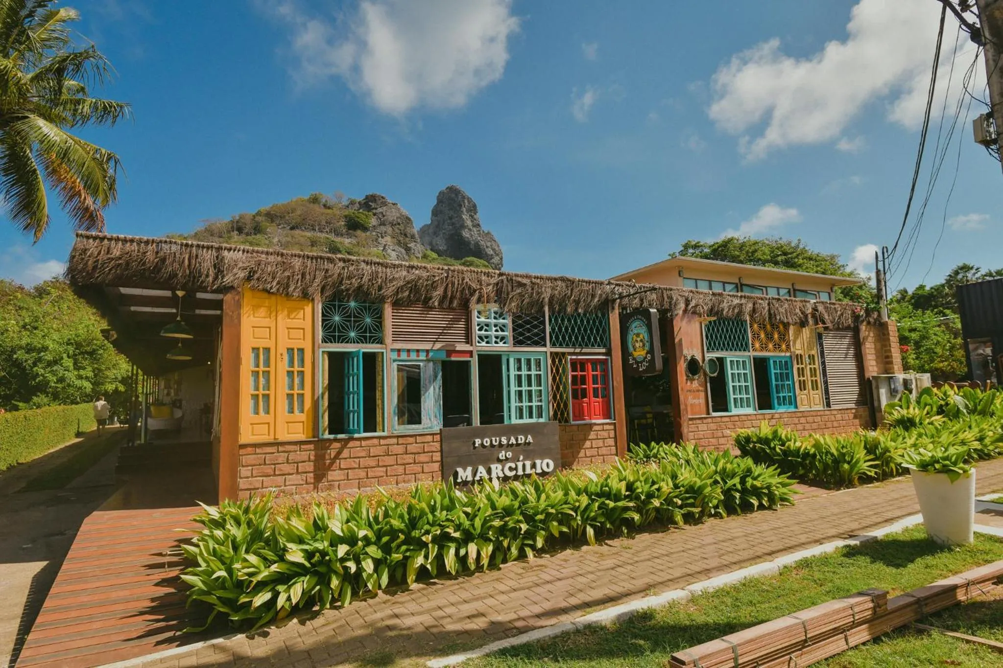 Property building in Ecocharme Pousada do Marcilio