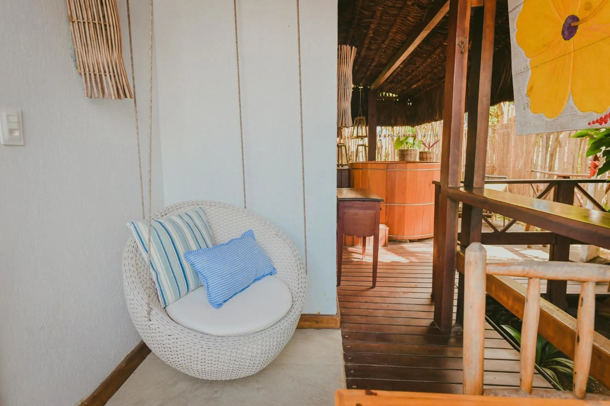 Hot Tub in Ecocharme Pousada do Marcilio