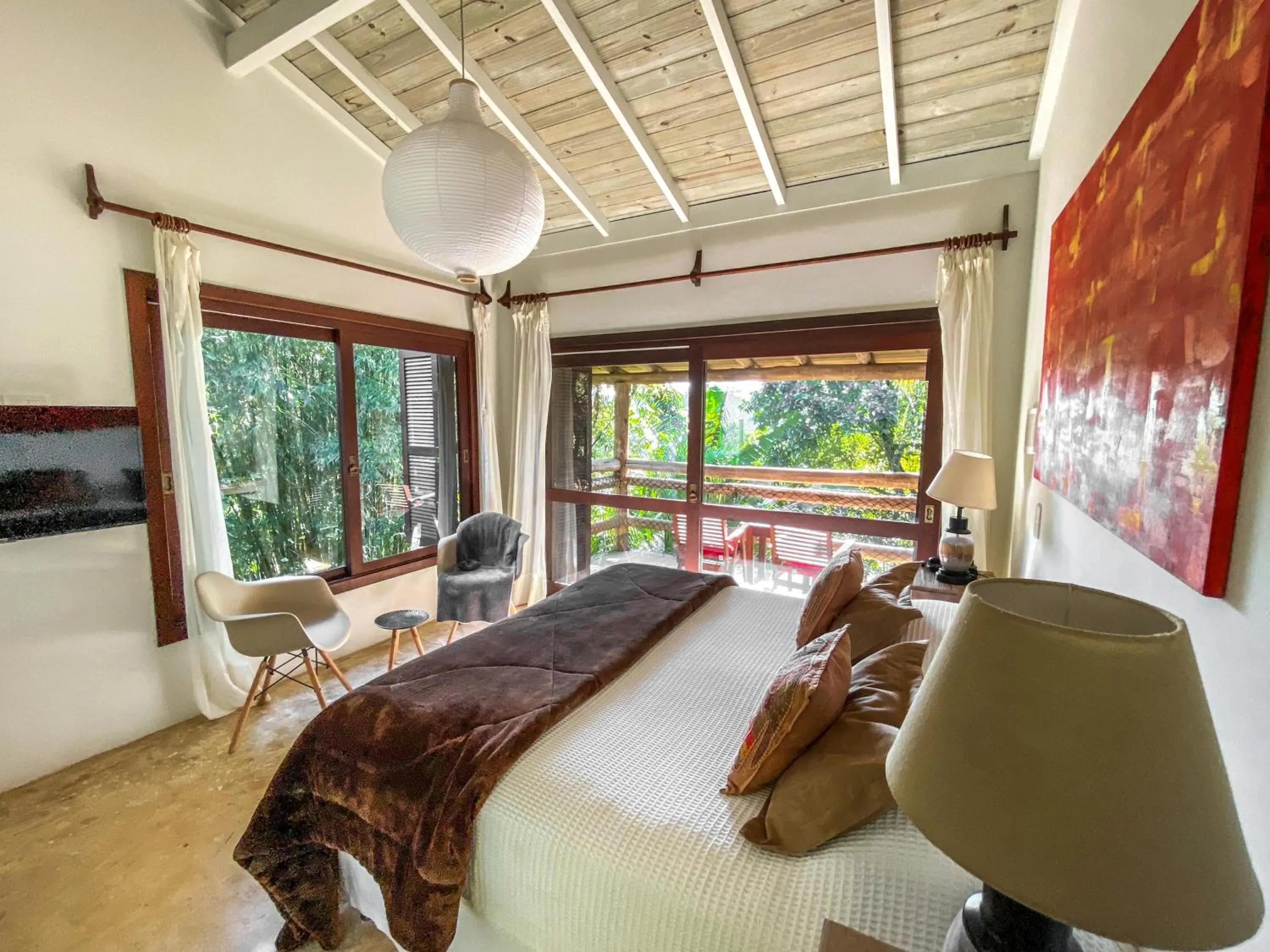 Bed in Morada da Praia do Rosa Pousada