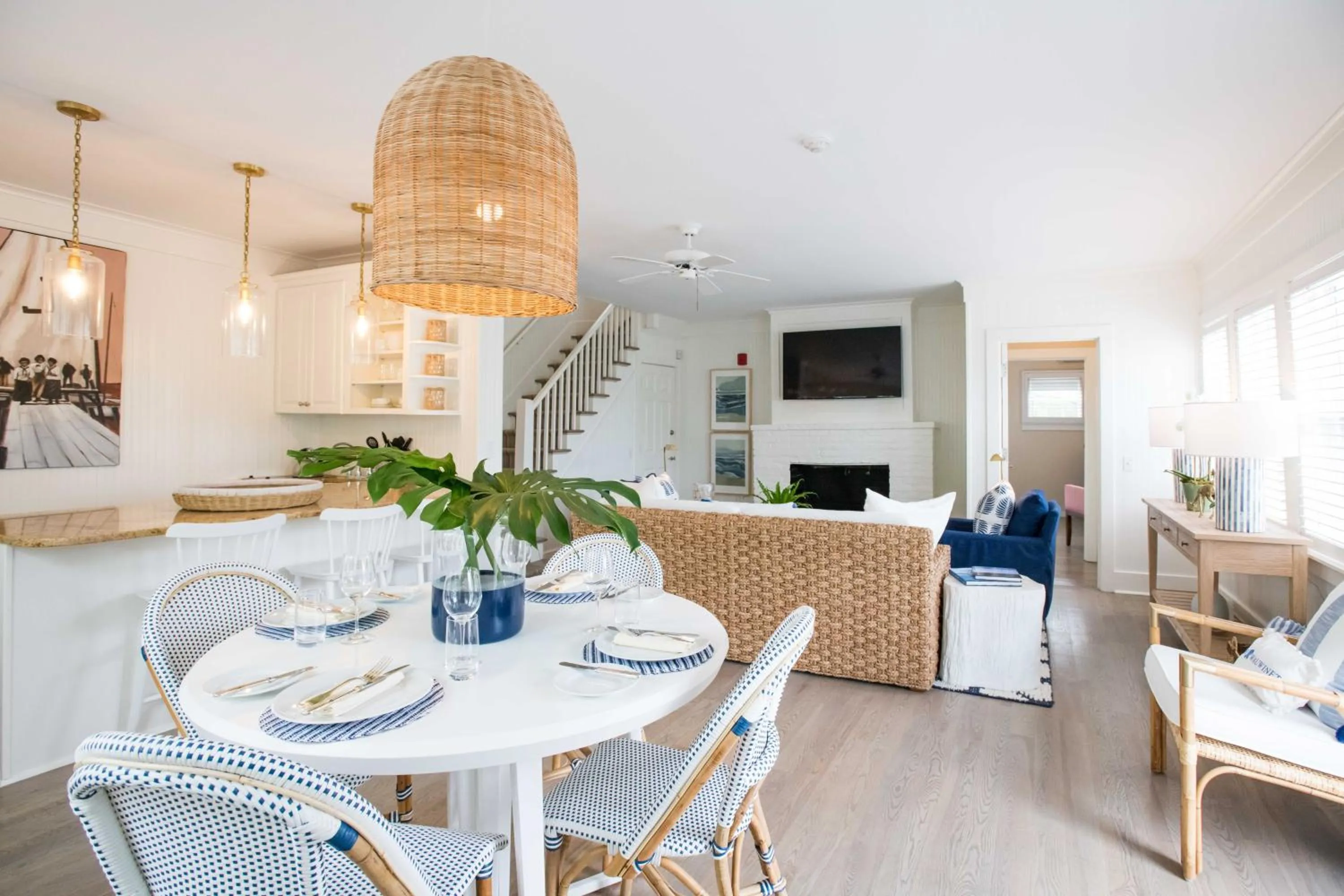 Living room in The Wauwinet Nantucket