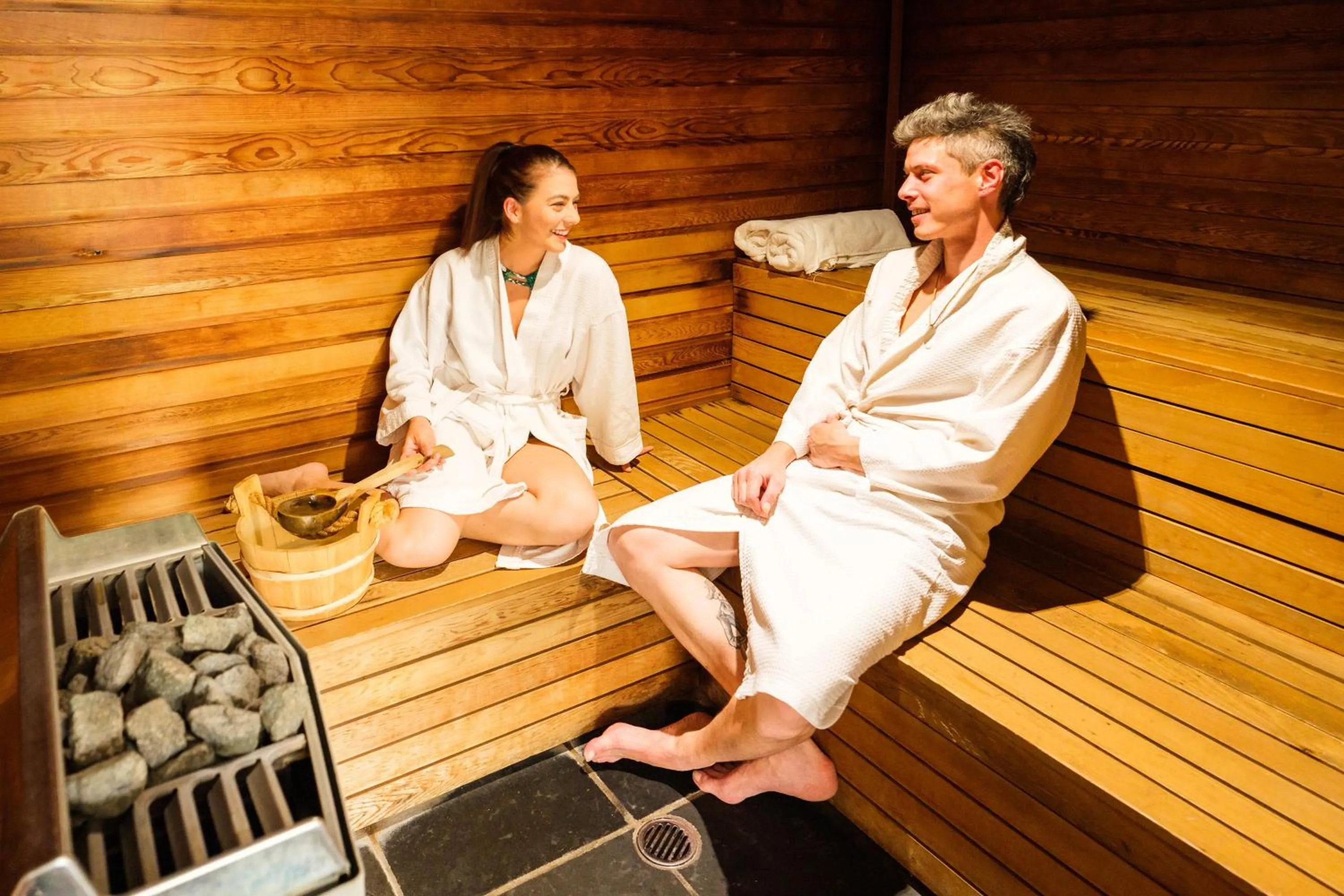 Sauna in Peppers Cradle Mountain Lodge