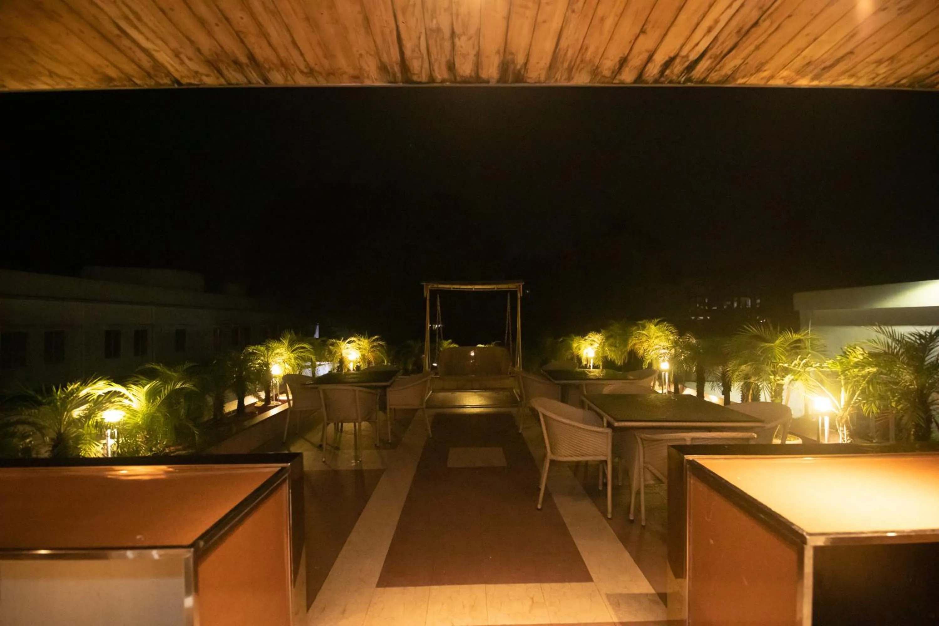 Patio in The Cindrella Hotel