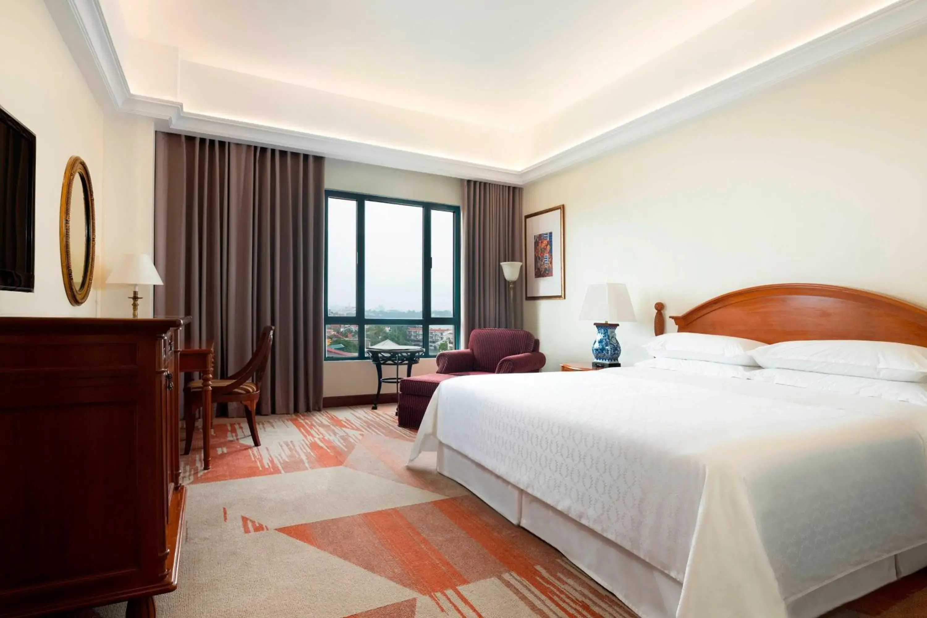 Deluxe King, Guest room, 1 King in Sheraton Hanoi Hotel Deluxe King, Guest room, 1 King in Sheraton Hanoi Hotel