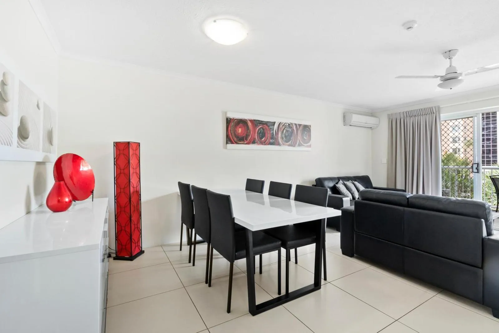 Dining area in Markham Court