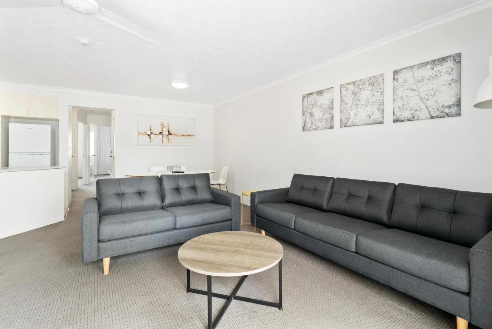 Living room in Markham Court