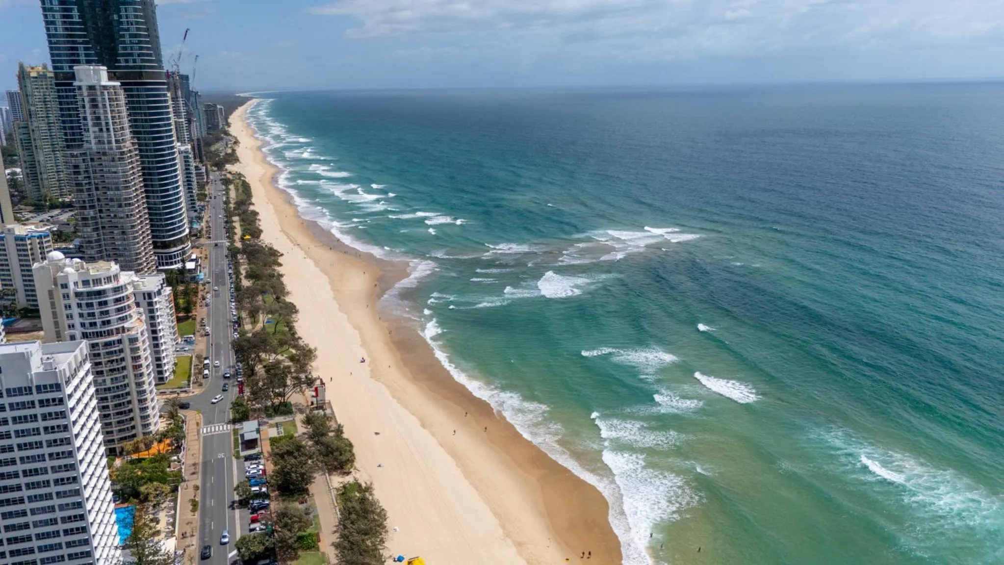 Sea view in Grosvenor Beachfront Apartments Surfers Paradise