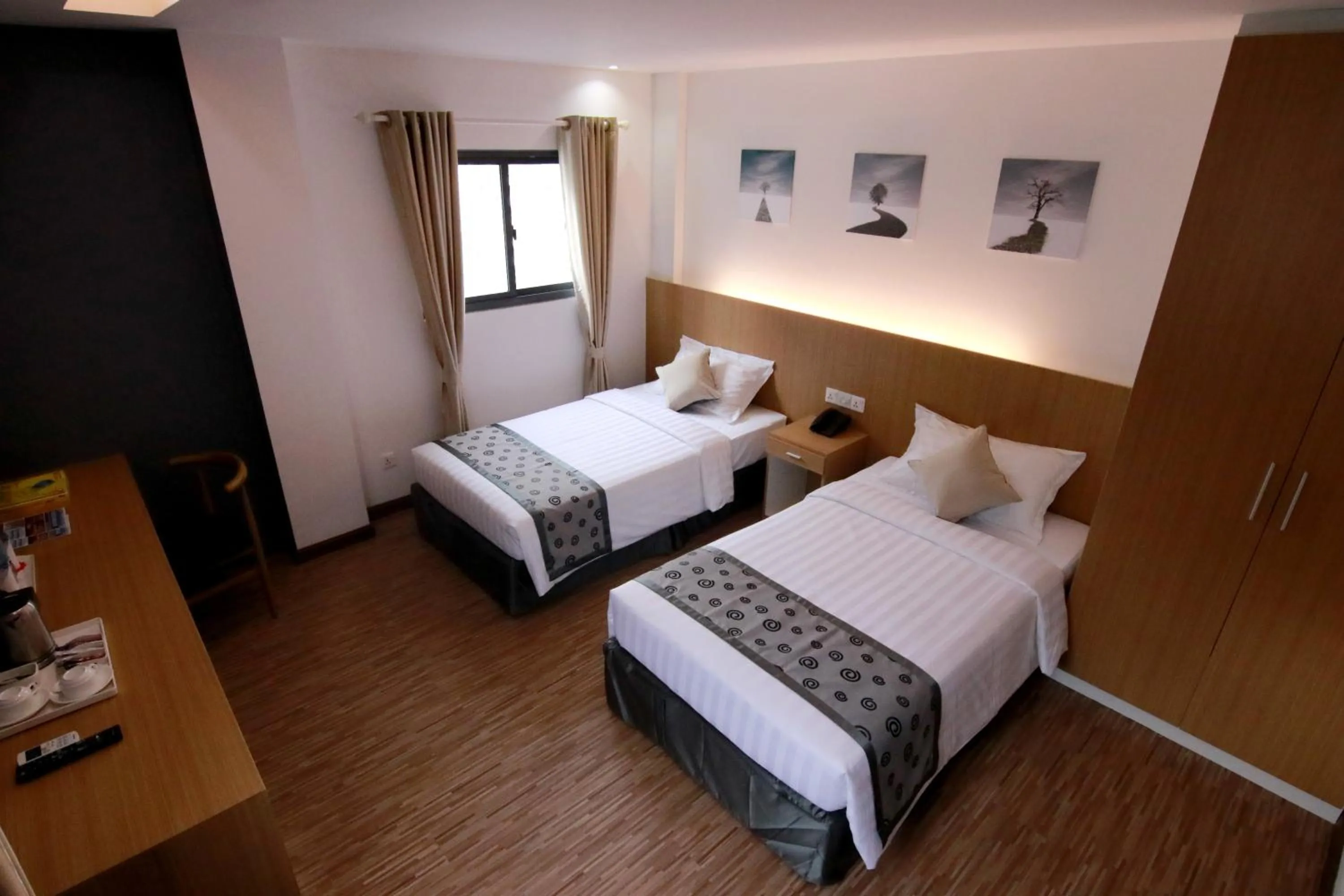 Bed in Botahtaung Hotel