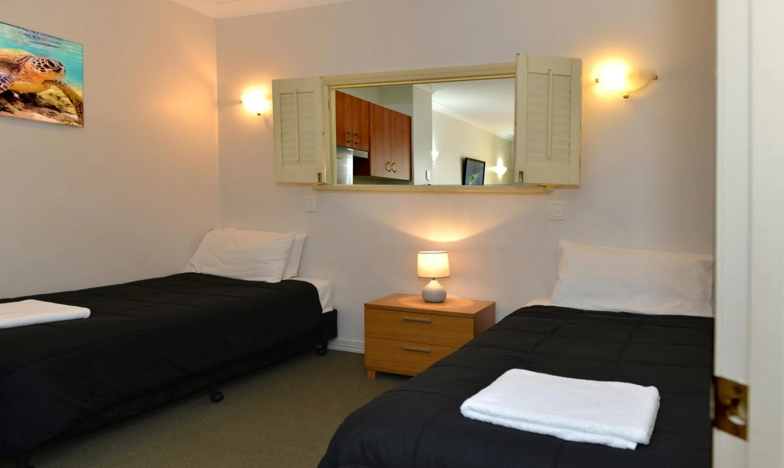 Bed in Waterfront Terraces