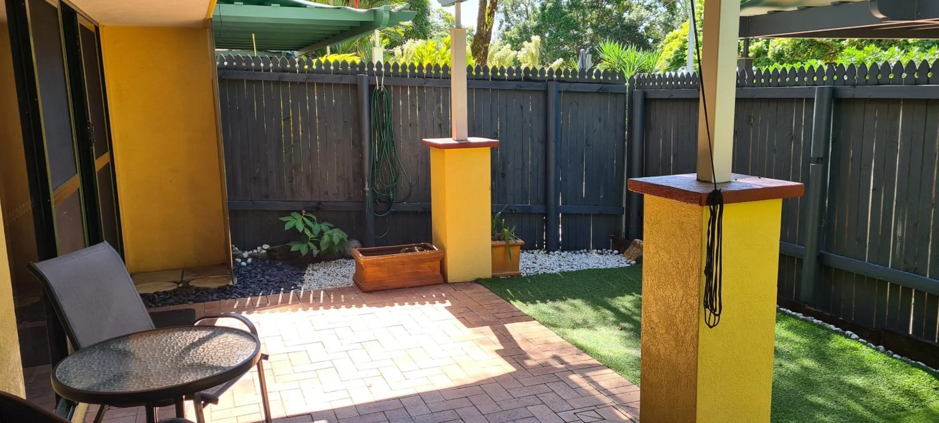 Patio in Waterfront Terraces