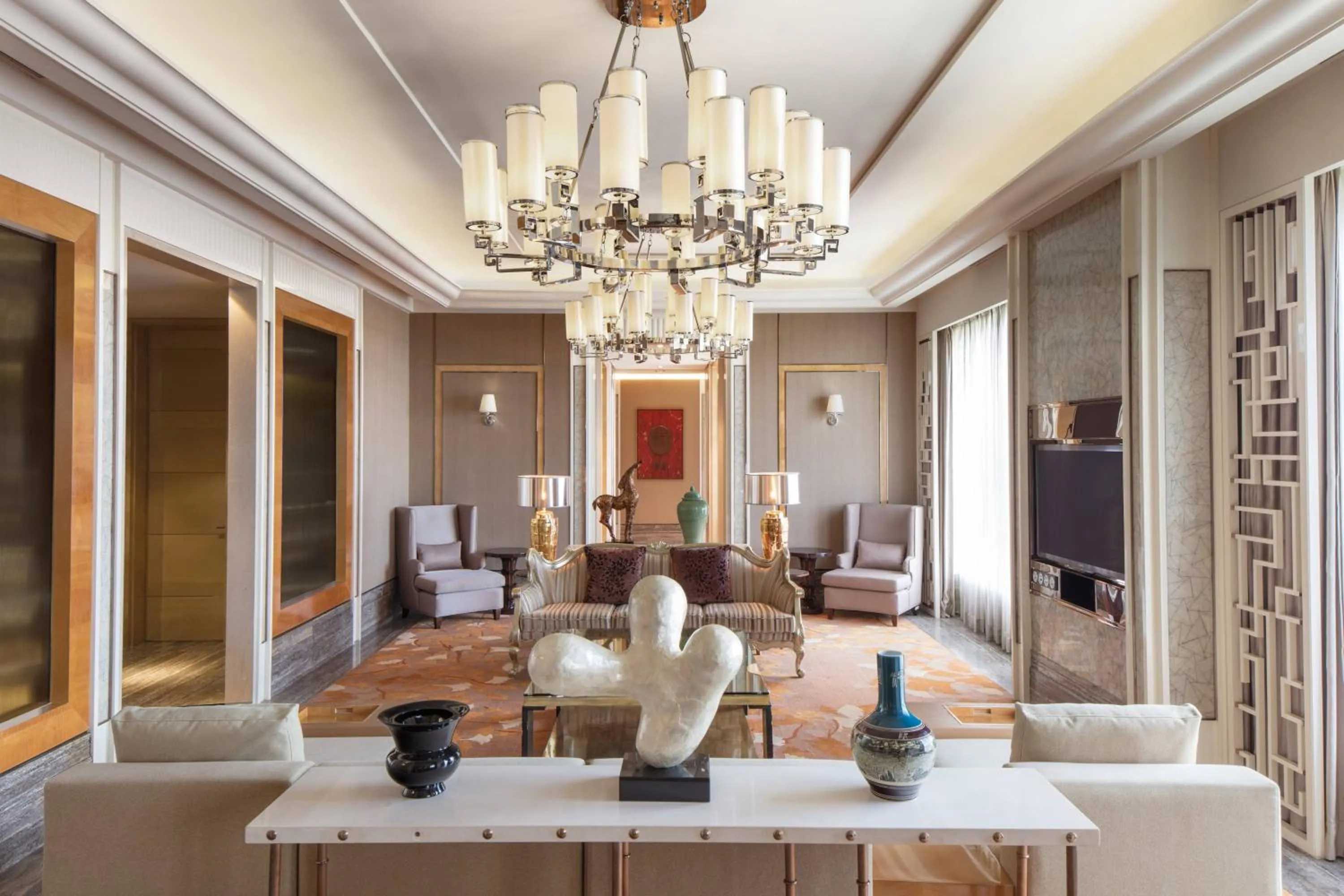 Living room in Sheraton Zhongshan Hotel