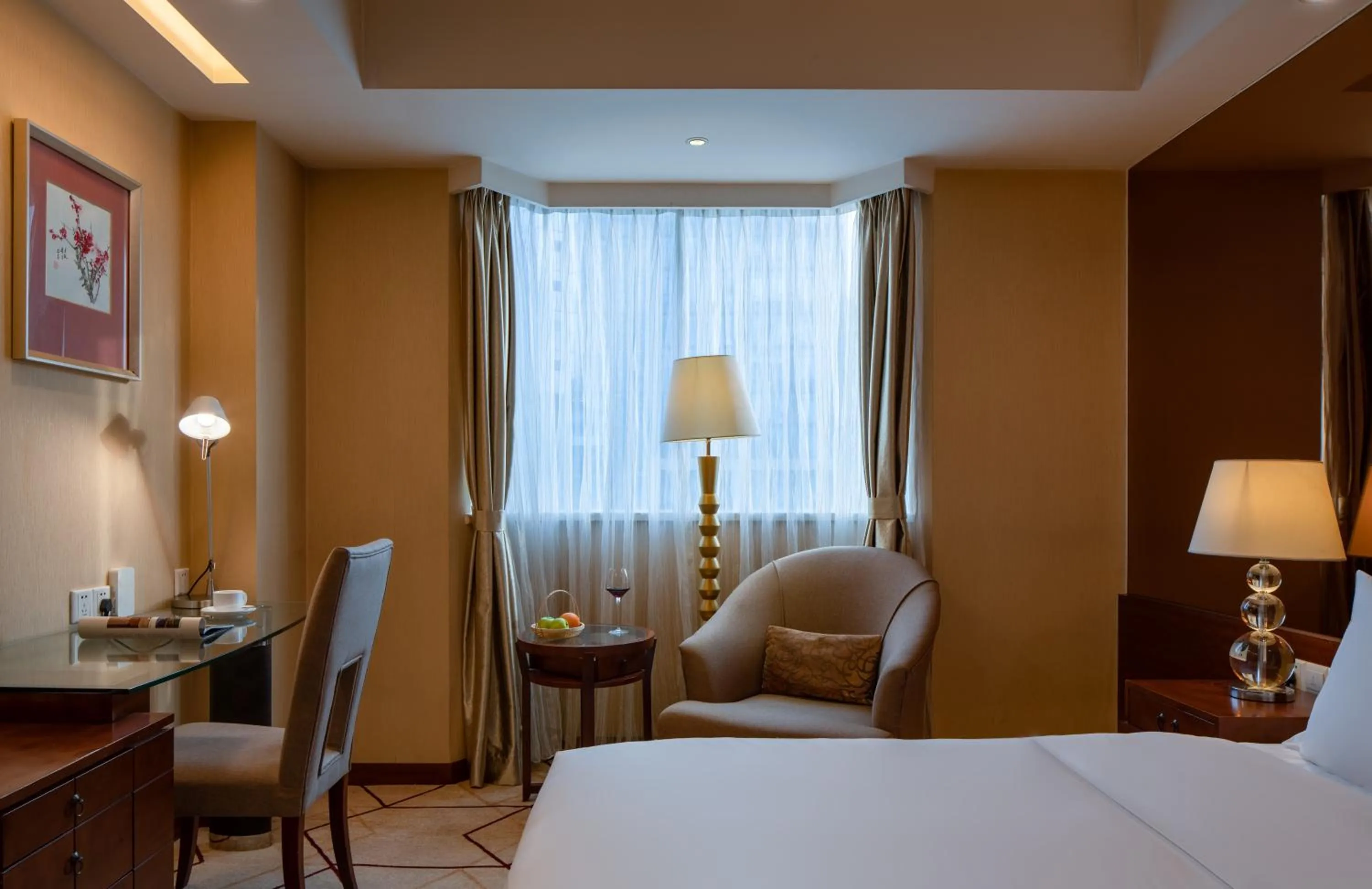 Bedroom, Bed in Chengdu Tianfu Sunshine Hotel