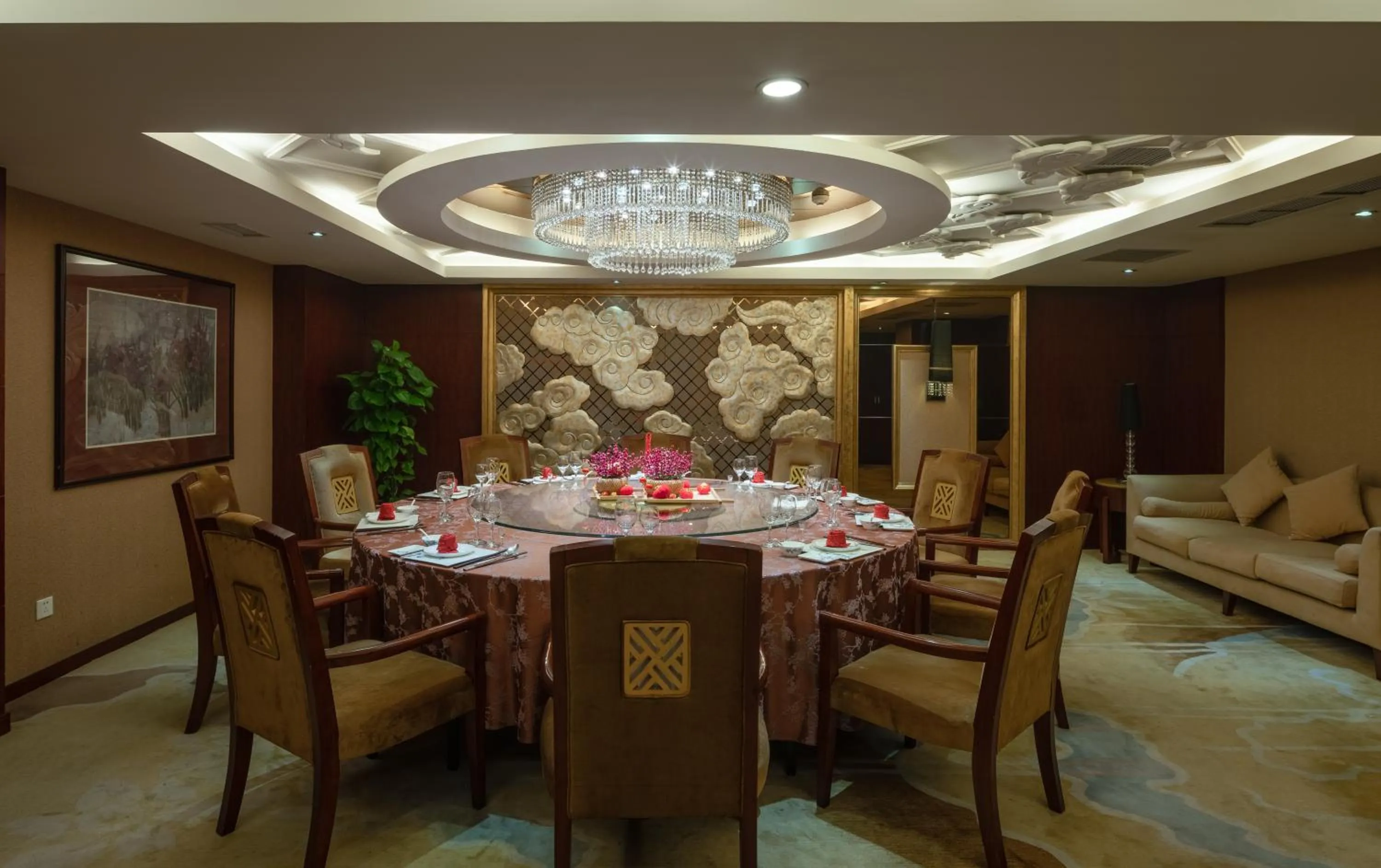 Dining area in Chengdu Tianfu Sunshine Hotel