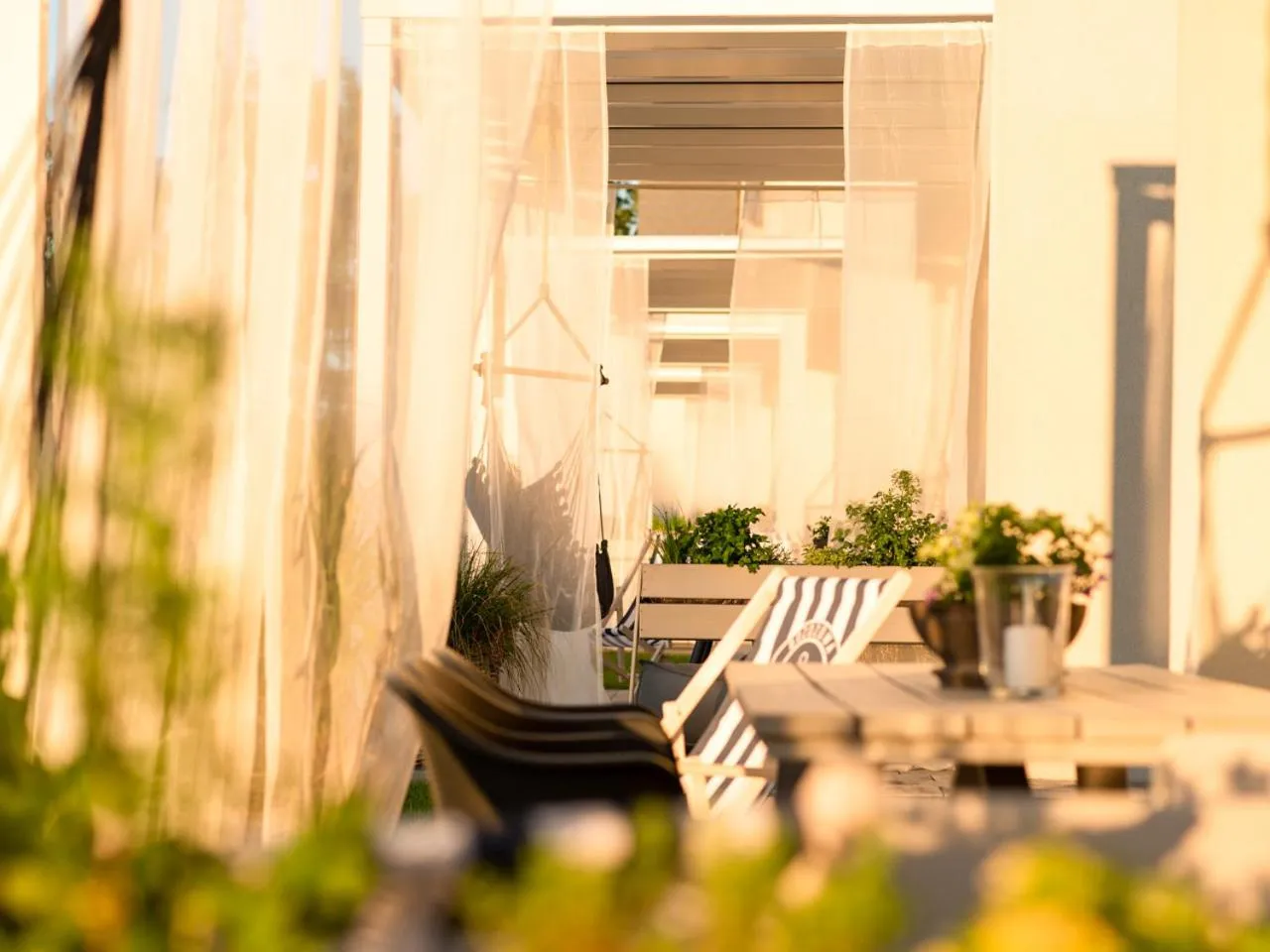 Day in KOMFORTOWE DOMKI Brzozowa Przystań nad morzem we Władysławowie