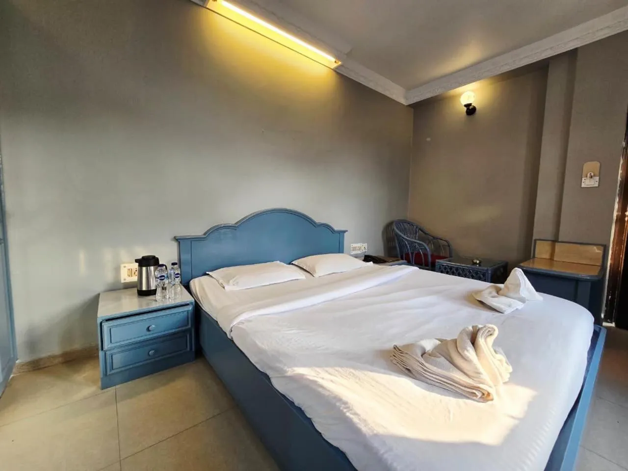 Bed in Park Palace Hotel