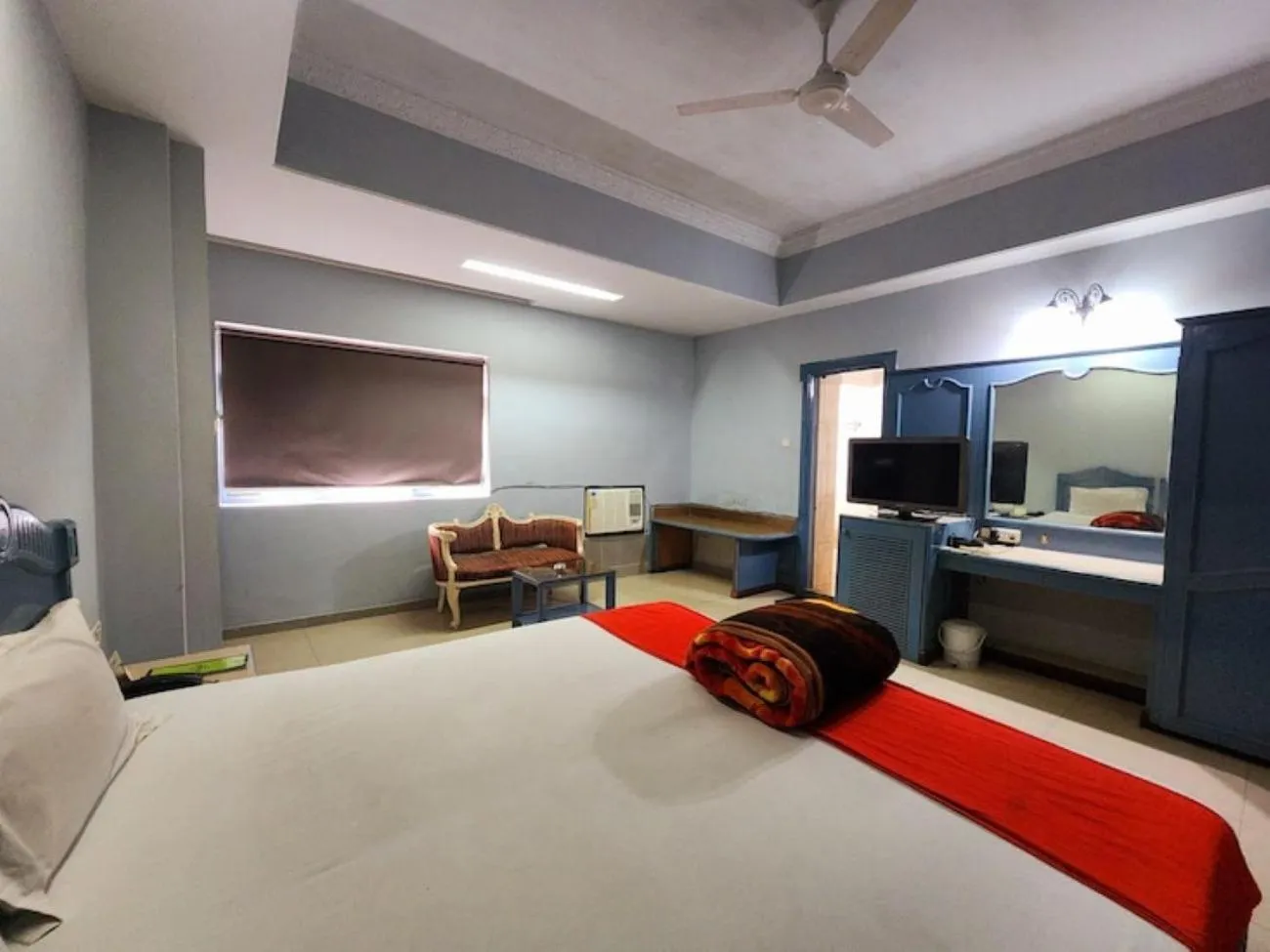 Seating area, Bed in Park Palace Hotel