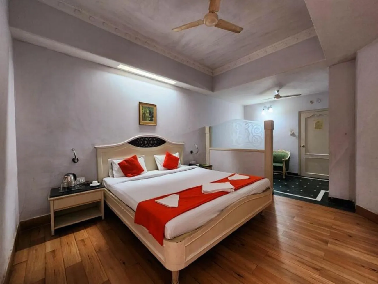 Bed in Park Palace Hotel