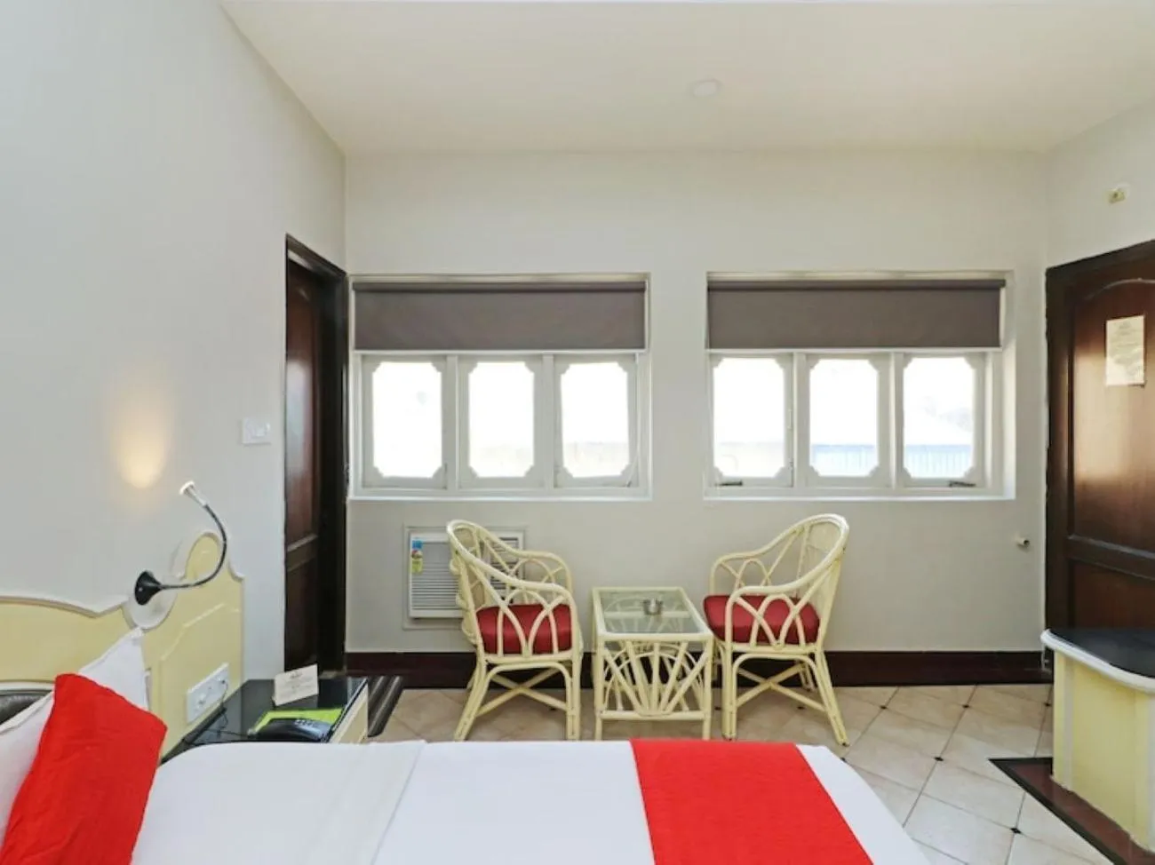 Seating area, Bed in Park Palace Hotel