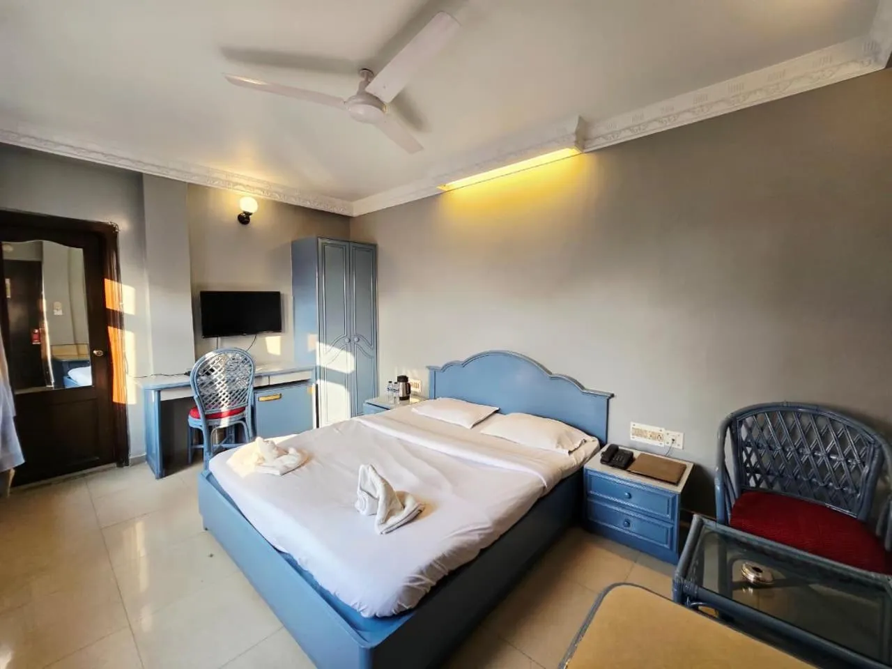 Bed in Park Palace Hotel