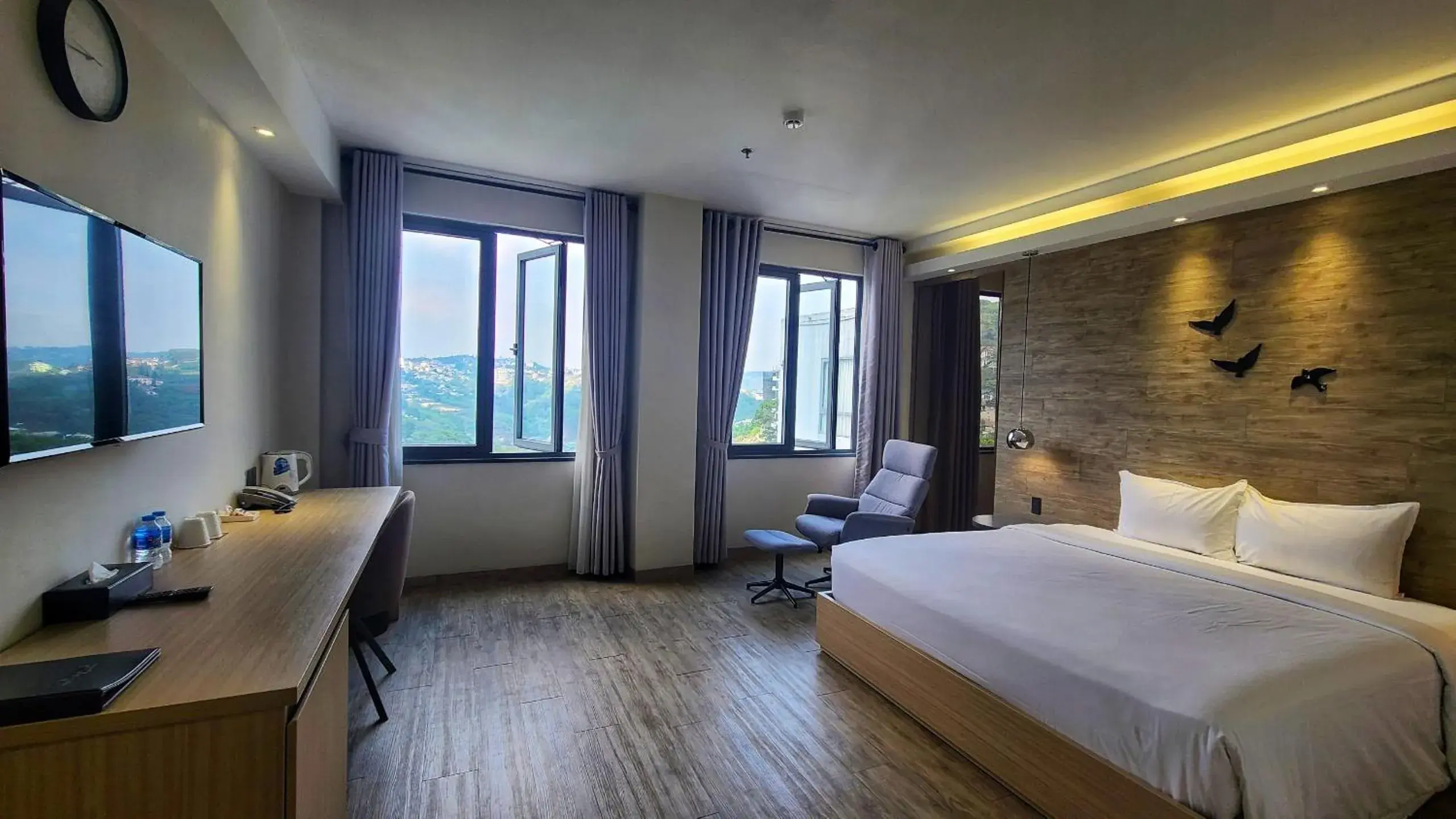 Deluxe Double Room with Valley View in The Luxe Da Lat Deluxe Double Room with Valley View in The Luxe Da Lat