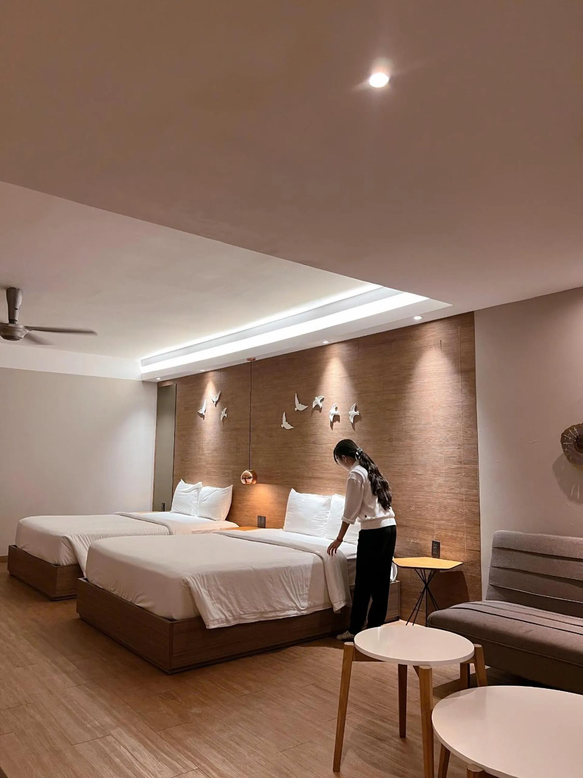 Bed in The Luxe Da Lat