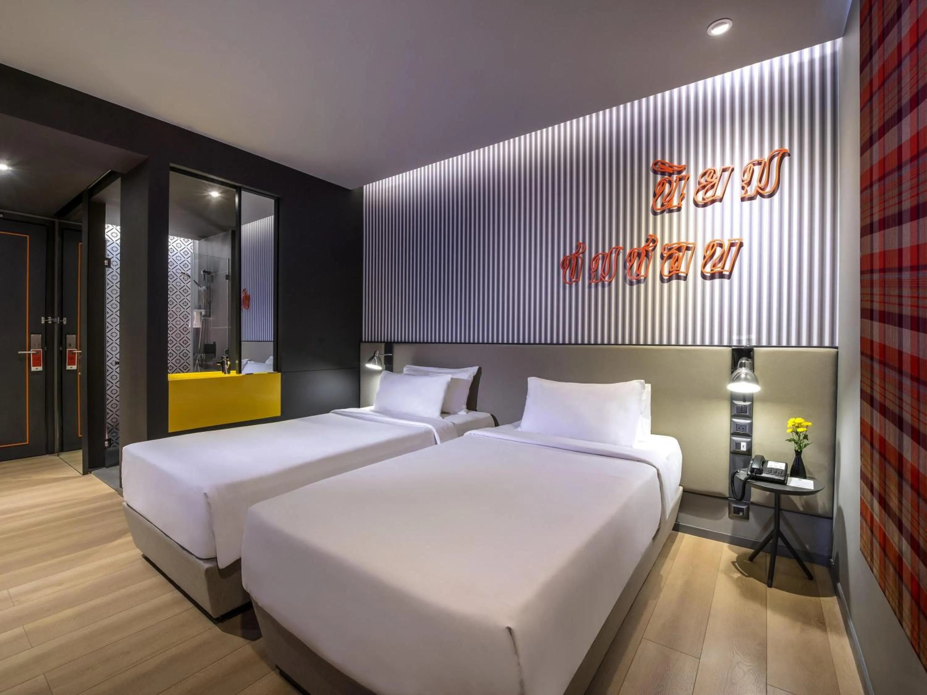 Bedroom, Bed in ibis Styles Bangkok Sukhumvit 4