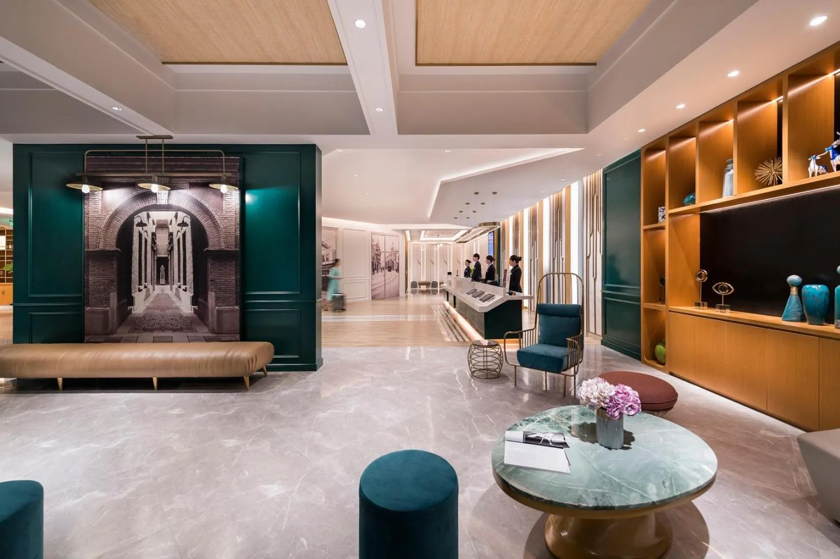 Decorative detail in Mercure Shanghai Yu Garden On the Bund - 5 mins taxi to Nanjing Road and Bund