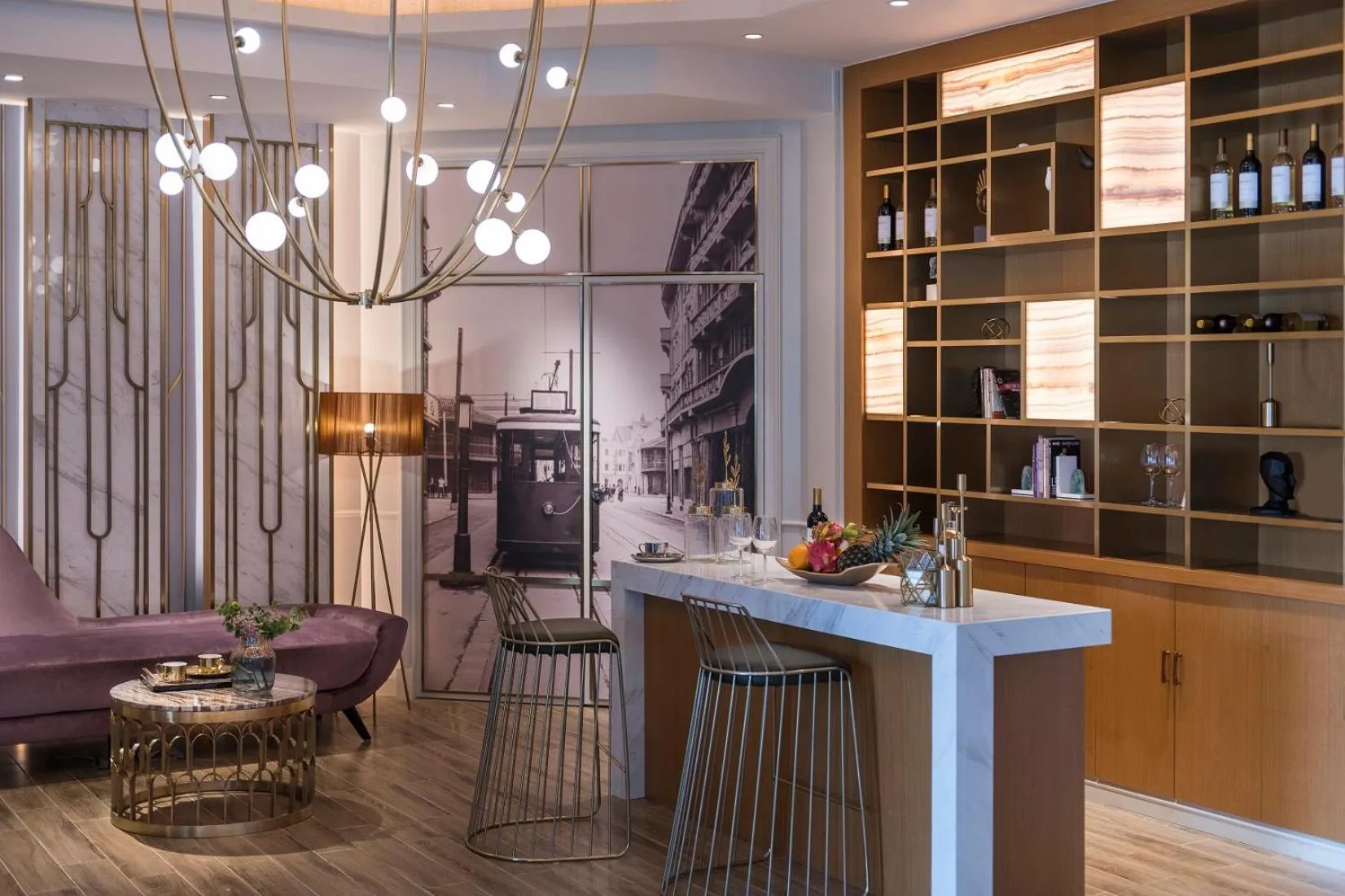 Decorative detail in Mercure Shanghai Yu Garden On the Bund - 5 mins taxi to Nanjing Road and Bund