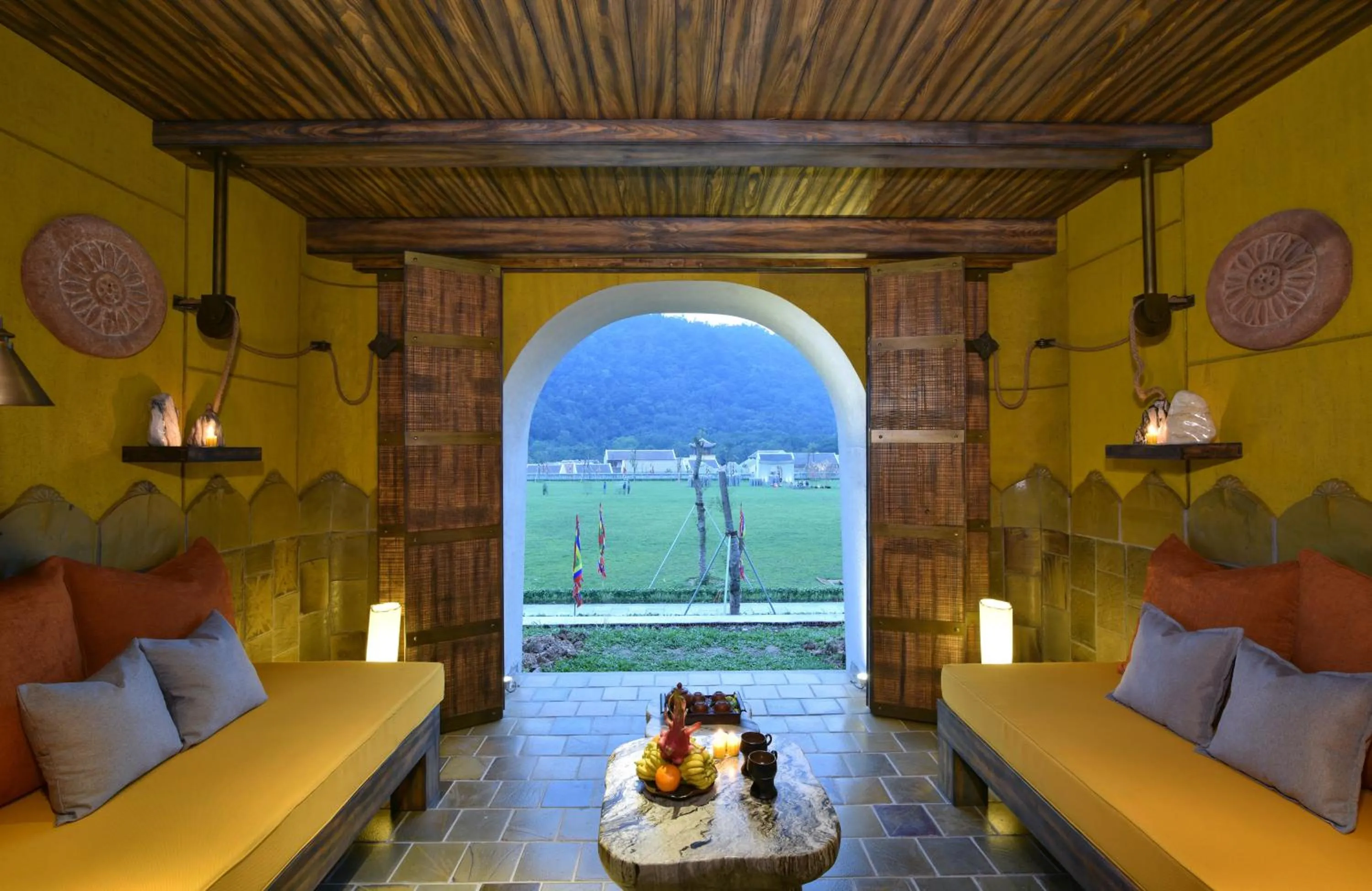 Garden view in Legacy Yen Tu - MGallery